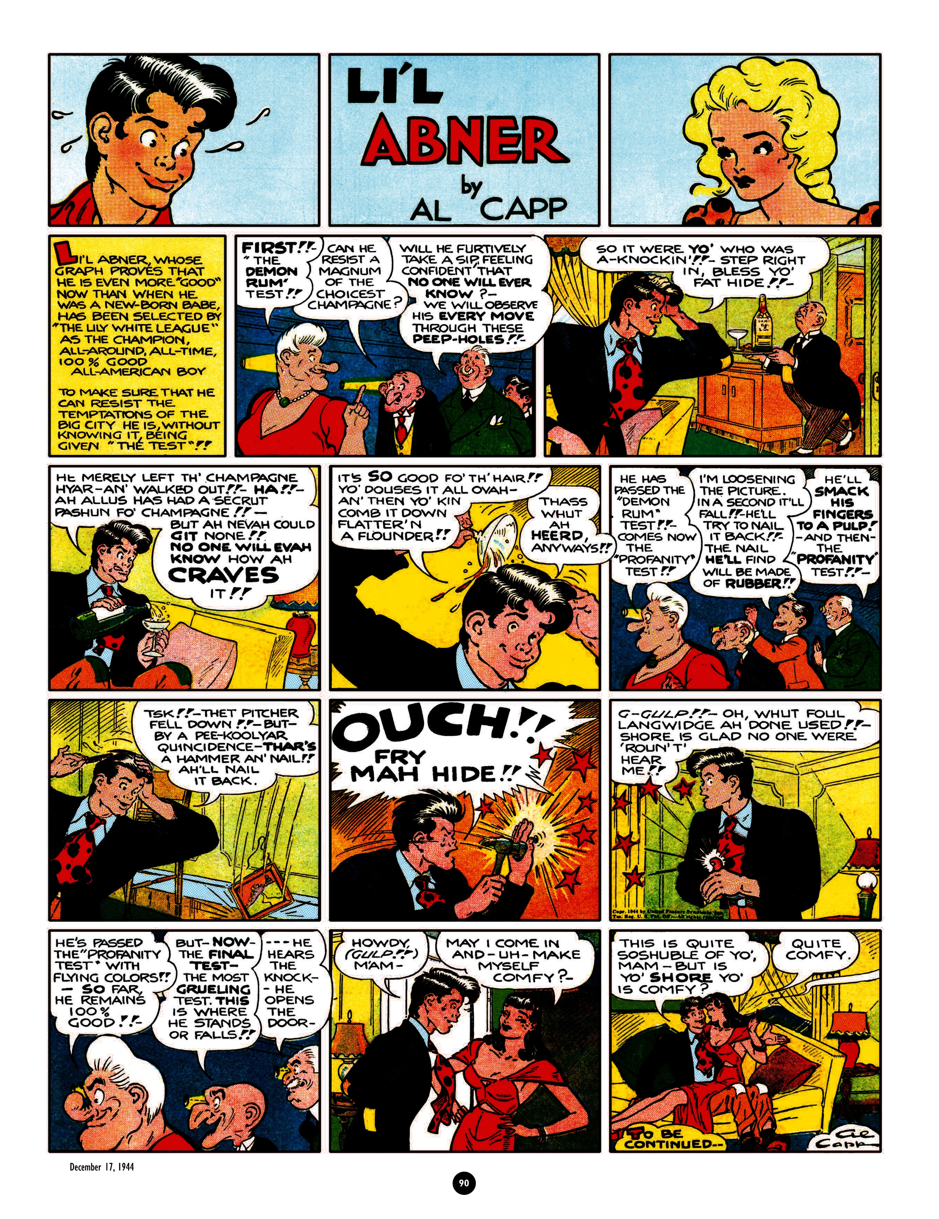 Read online Al Capp's Li'l Abner Complete Daily & Color Sunday Comics comic -  Issue # TPB 6 (Part 1) - 90