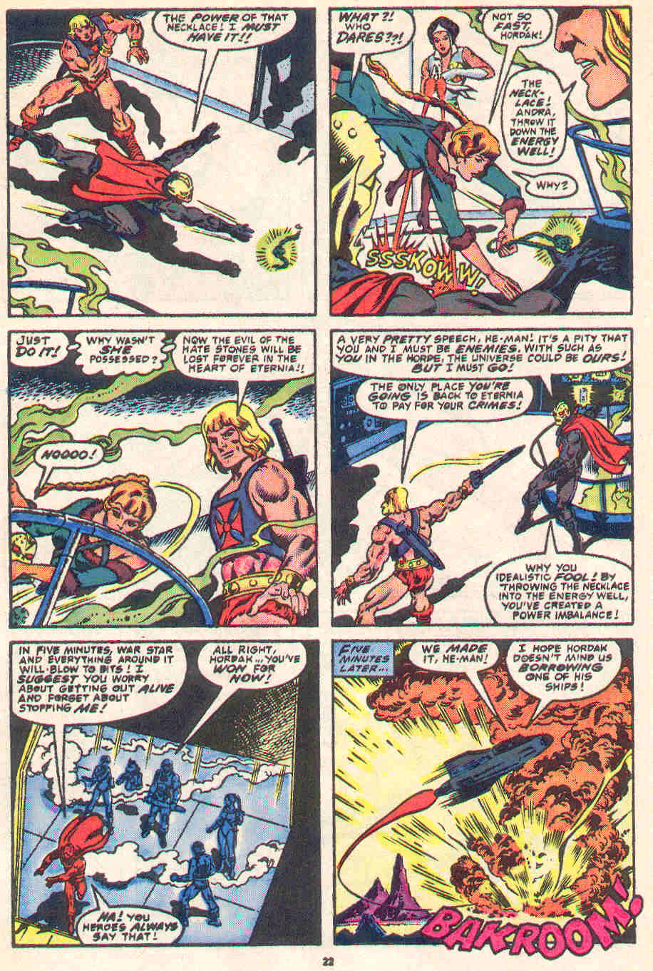 Read online Masters of the Universe (1986) comic -  Issue #9 - 23