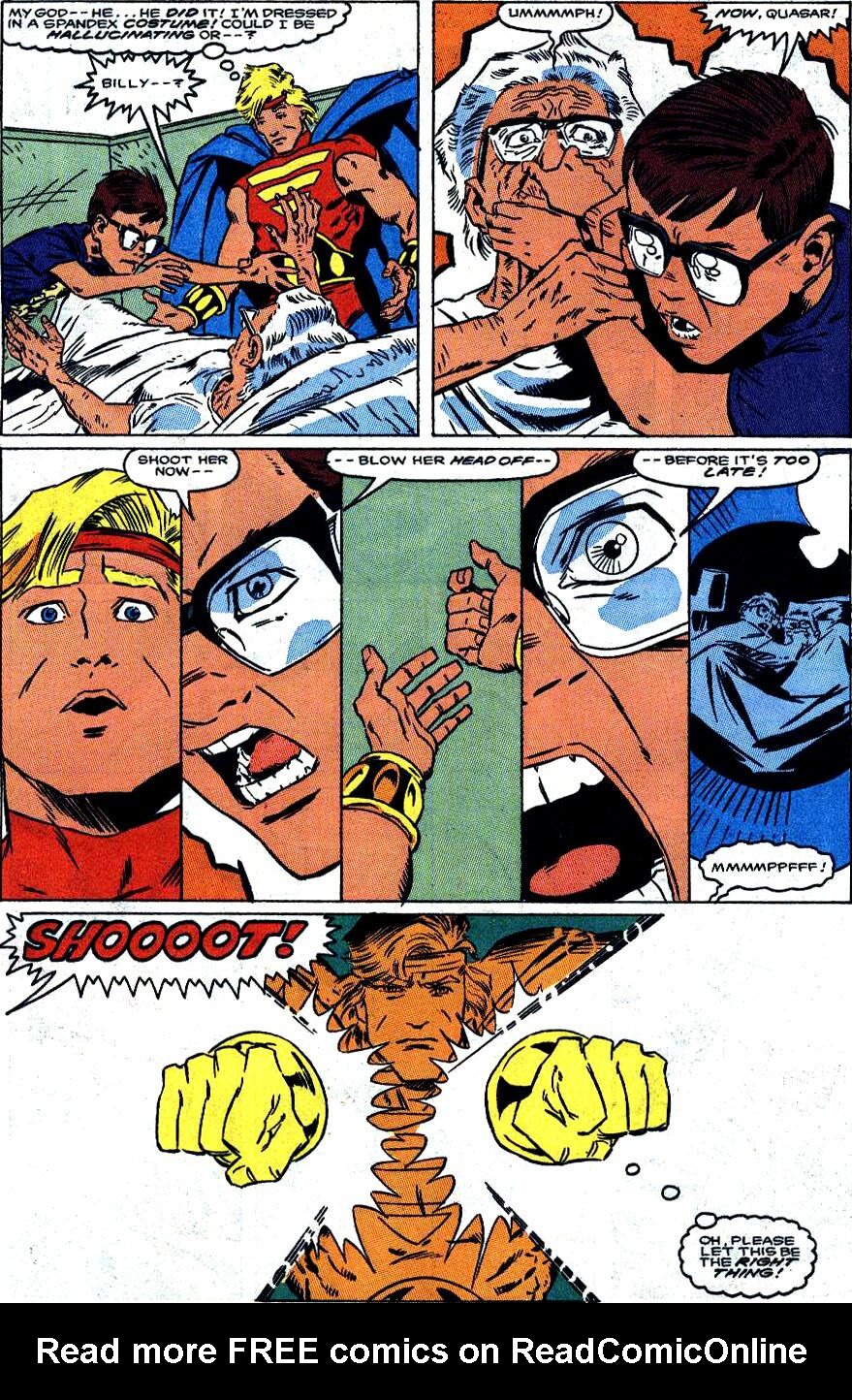 Read online Quasar comic -  Issue #18 - 20