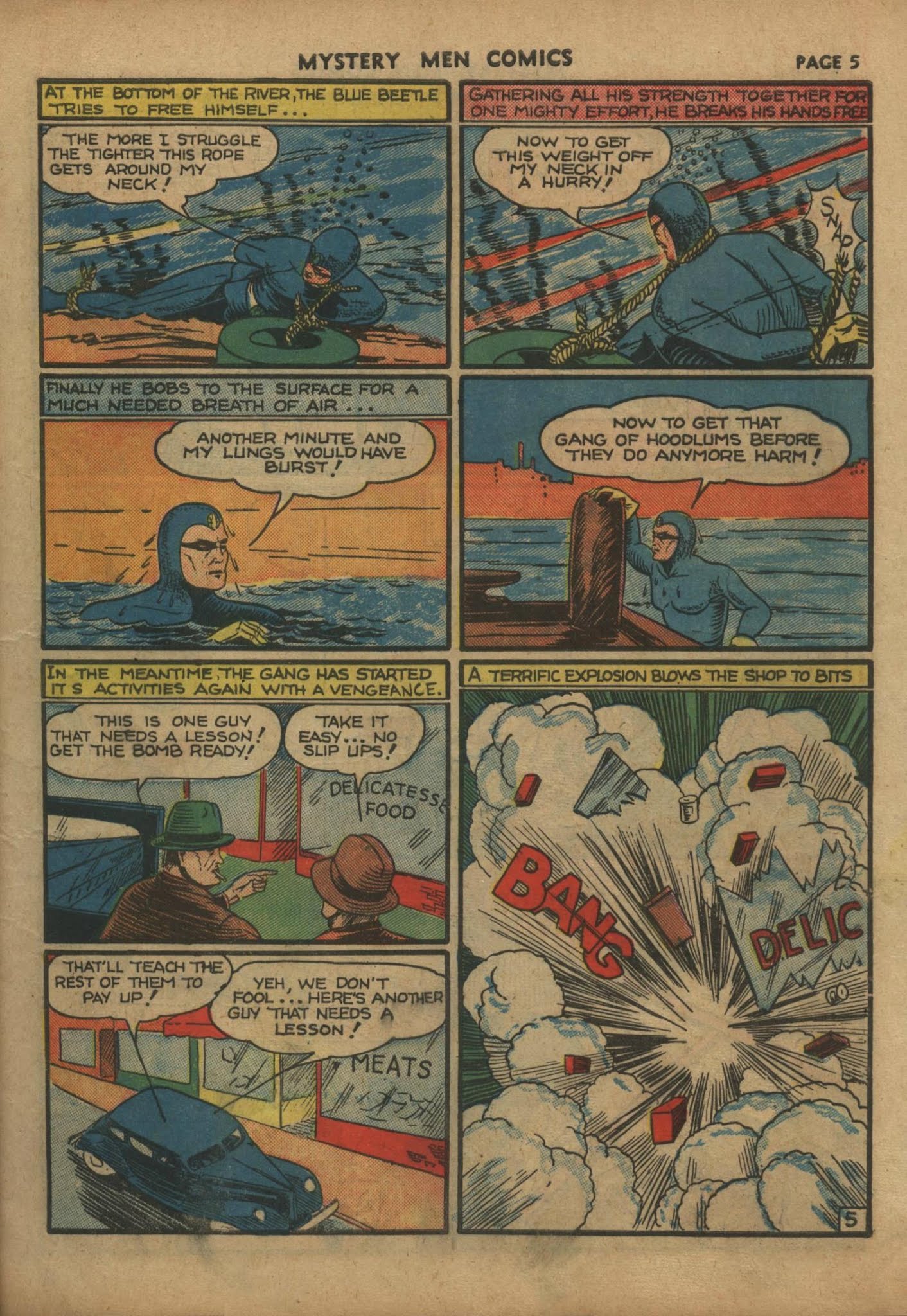 Read online Mystery Men Comics comic -  Issue #10 - 7
