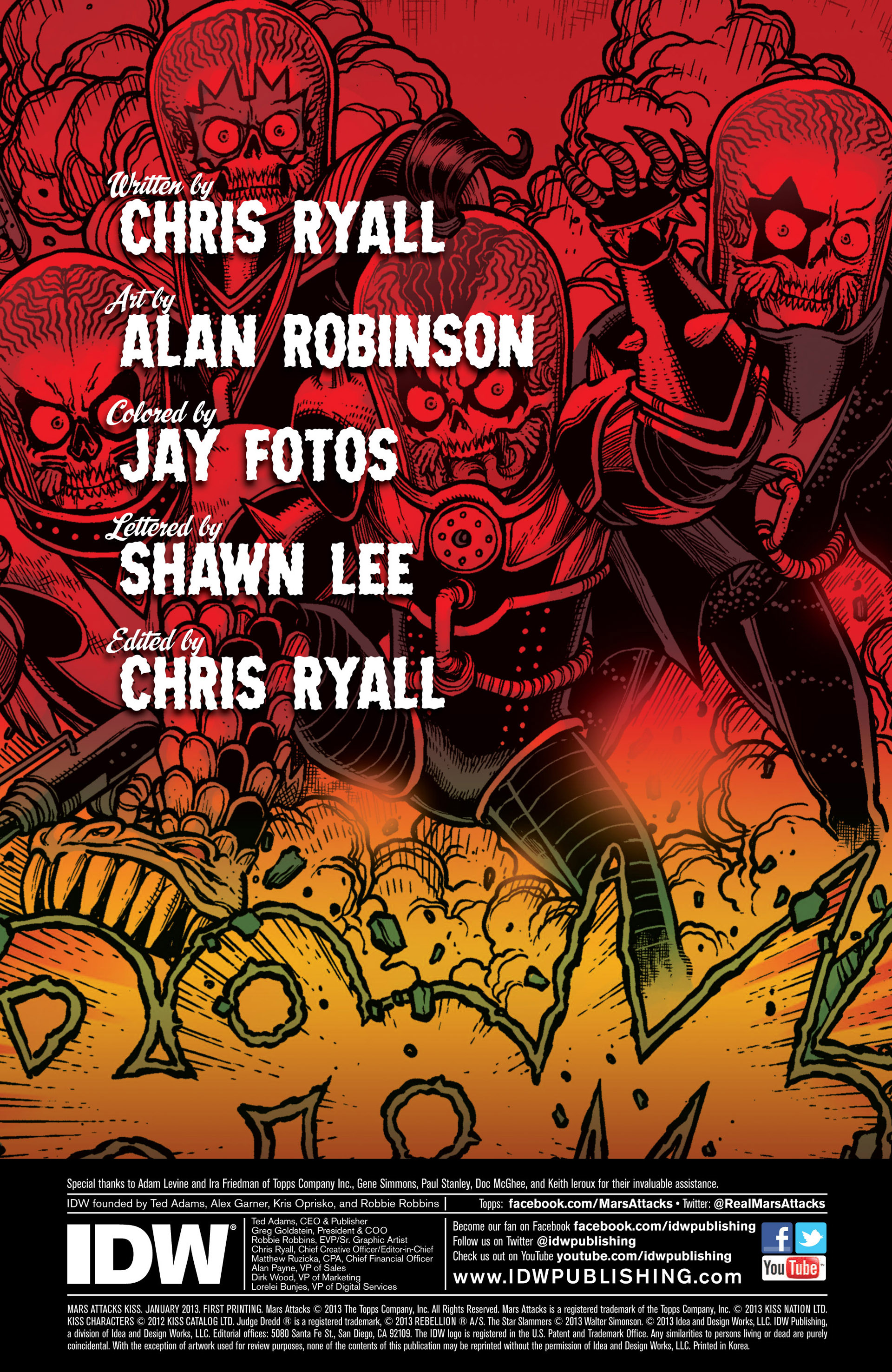 Read online Mars Attacks KISS comic -  Issue # Full - 2