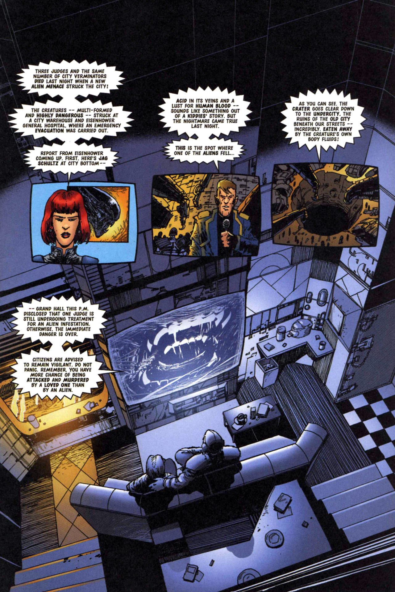 Read online Judge Dredd Vs. Aliens:  Incubus comic -  Issue #3 - 4