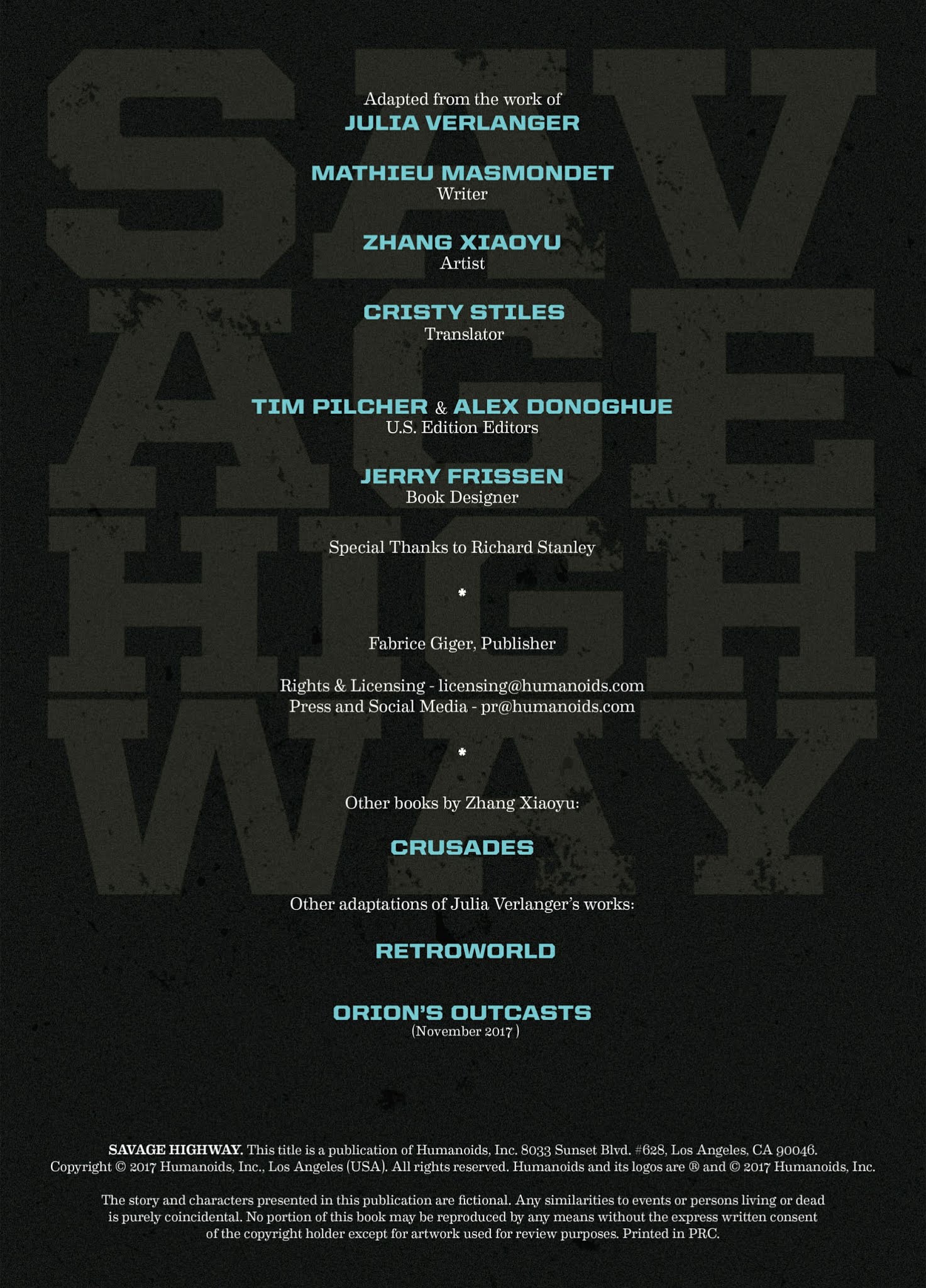 Read online Savage Highway comic -  Issue #2 - 3