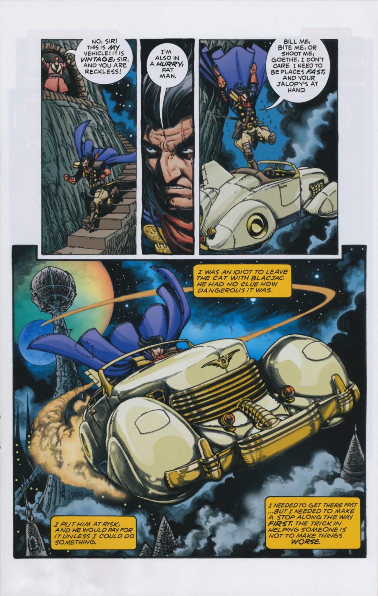Read online GrimJack: The Manx Cat comic -  Issue #5 - 17