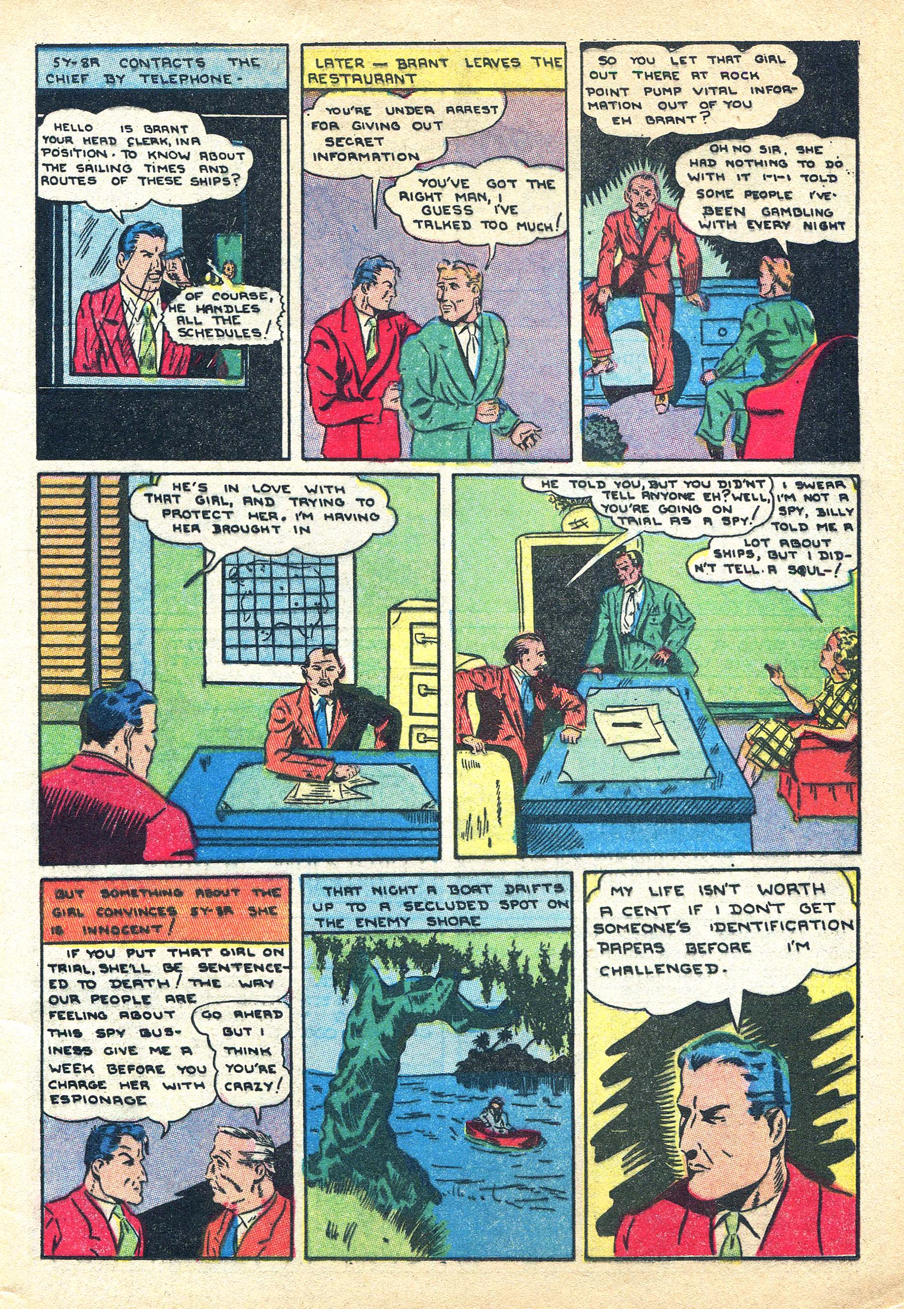 Read online Super Spy (1940) comic -  Issue #1 - 5