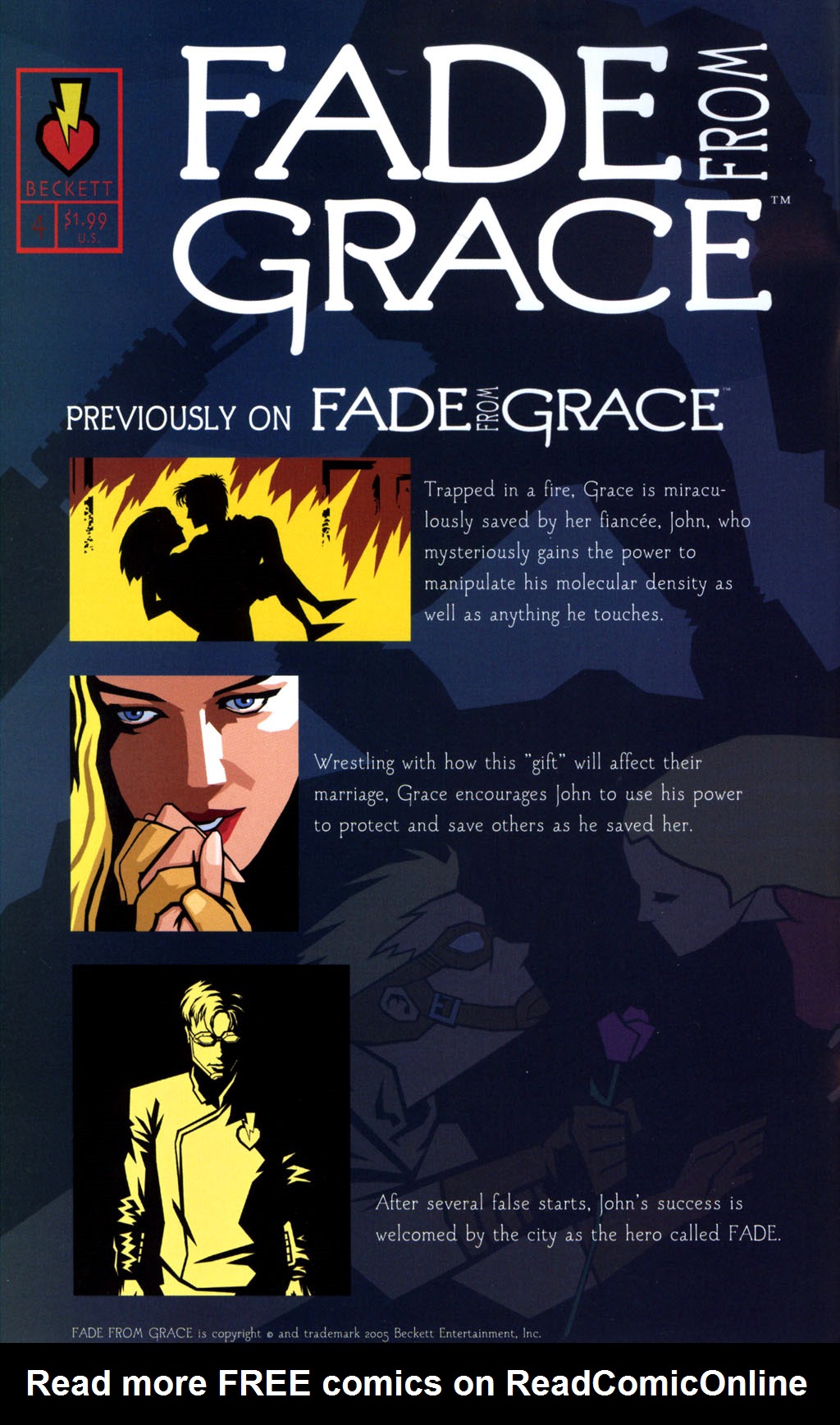 Read online Fade from Grace comic -  Issue #4 - 1