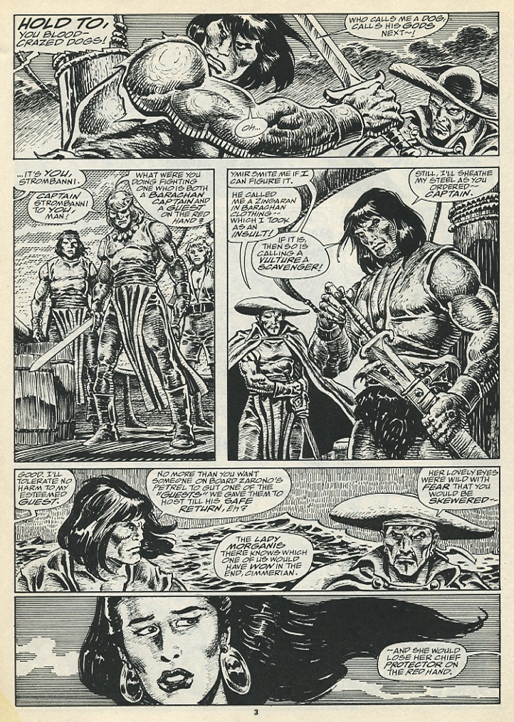 Read online The Savage Sword Of Conan comic -  Issue #197 - 5