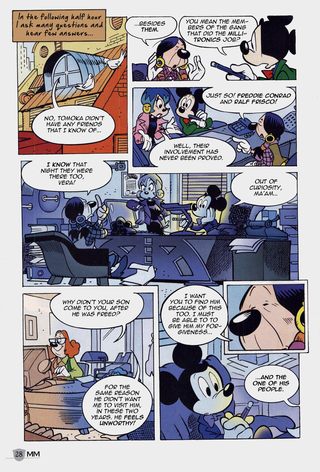 Read online Mickey Mouse Mystery Magazine comic -  Issue #1 - 28