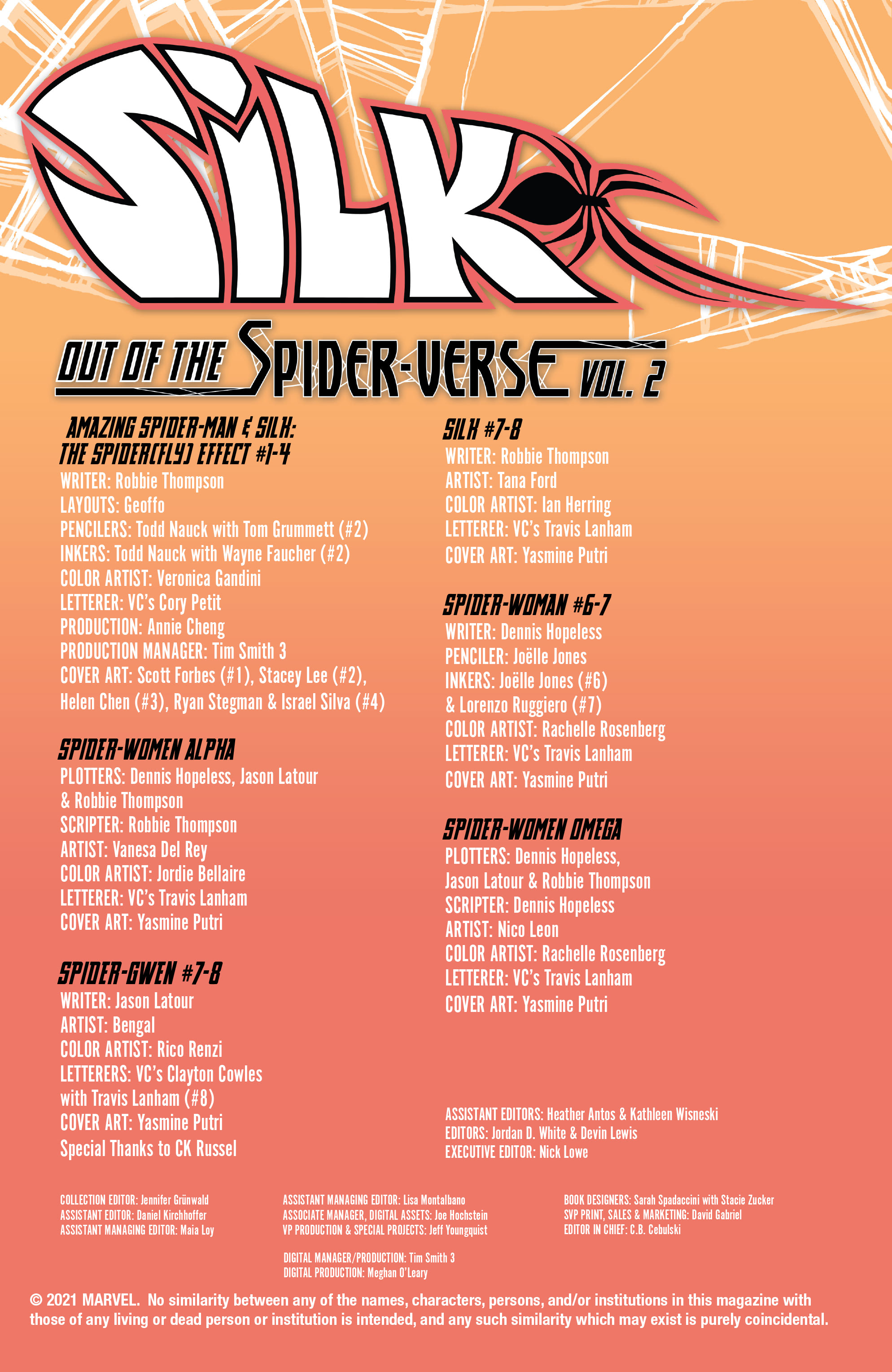 Read online Silk: Out of the Spider-Verse comic -  Issue # TPB 2 (Part 1) - 3