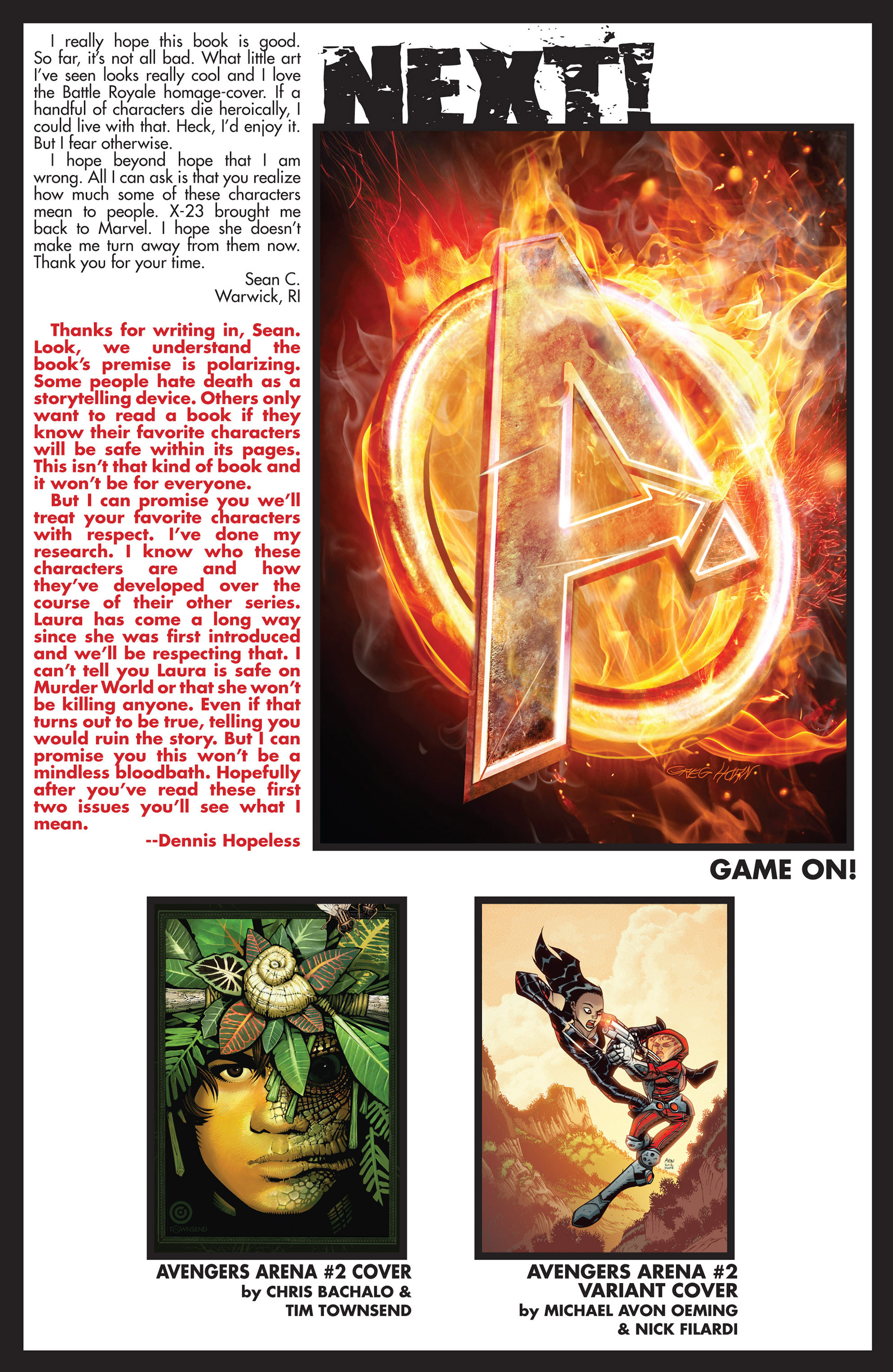 Read online Avengers Arena comic -  Issue #2 - 24