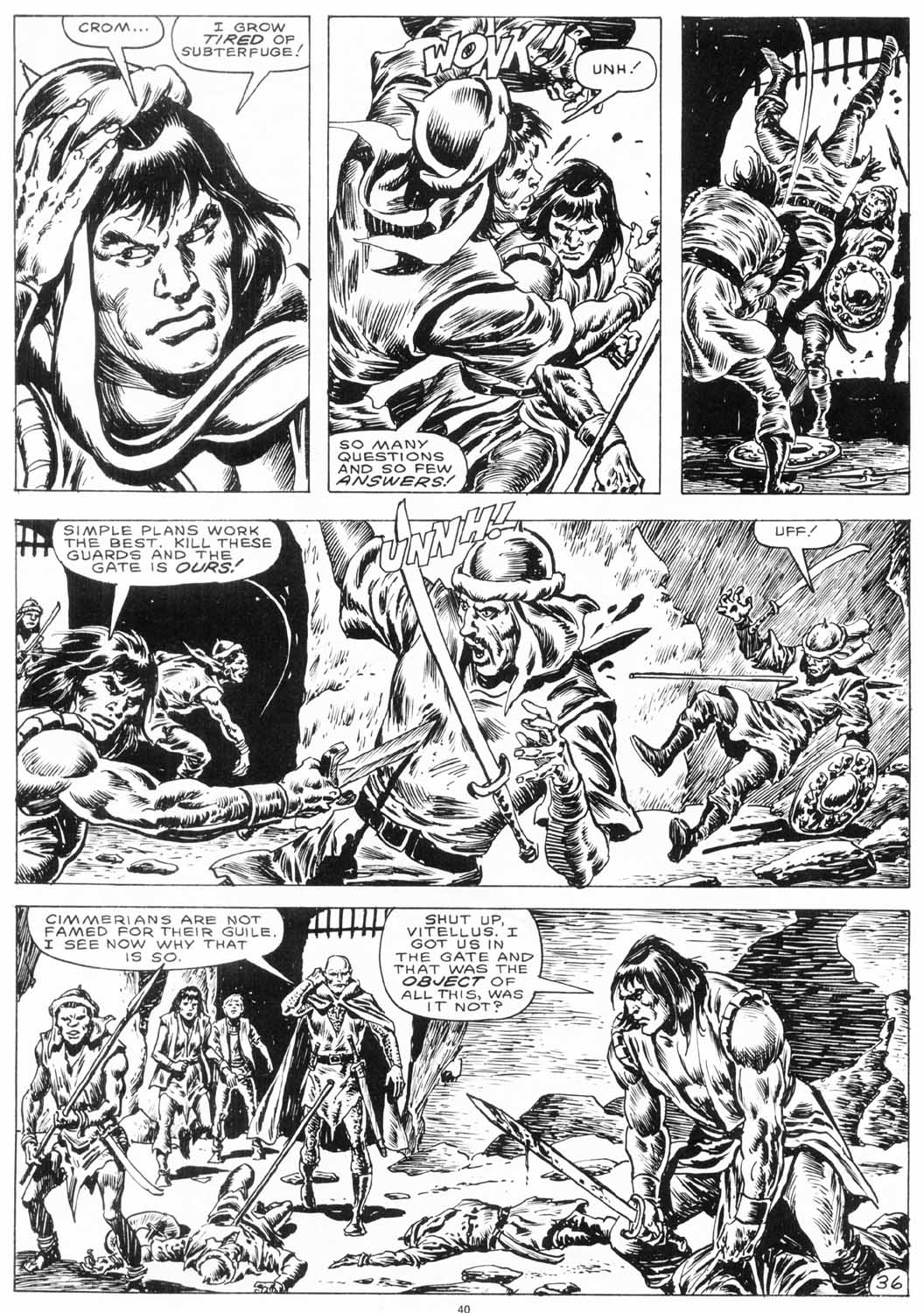 Read online The Savage Sword Of Conan comic -  Issue #152 - 42