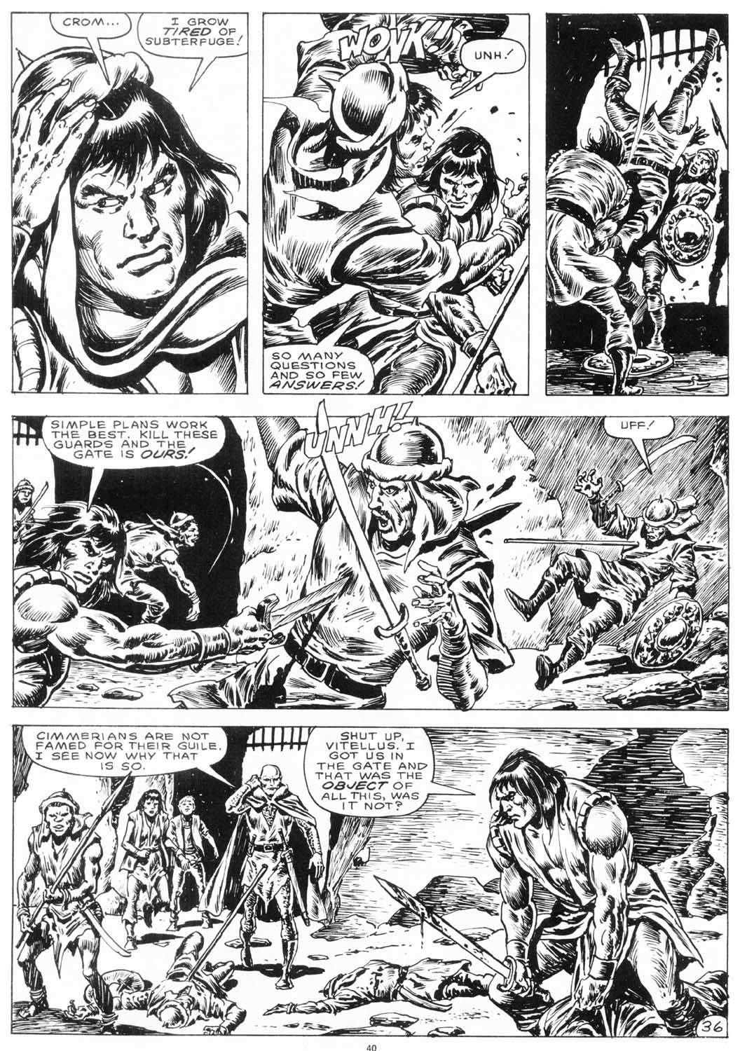 Read online The Savage Sword Of Conan comic -  Issue #152 - 42