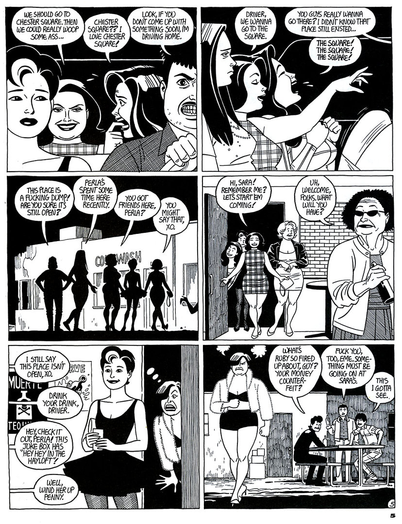 Read online Love and Rockets (1982) comic -  Issue #44 - 7