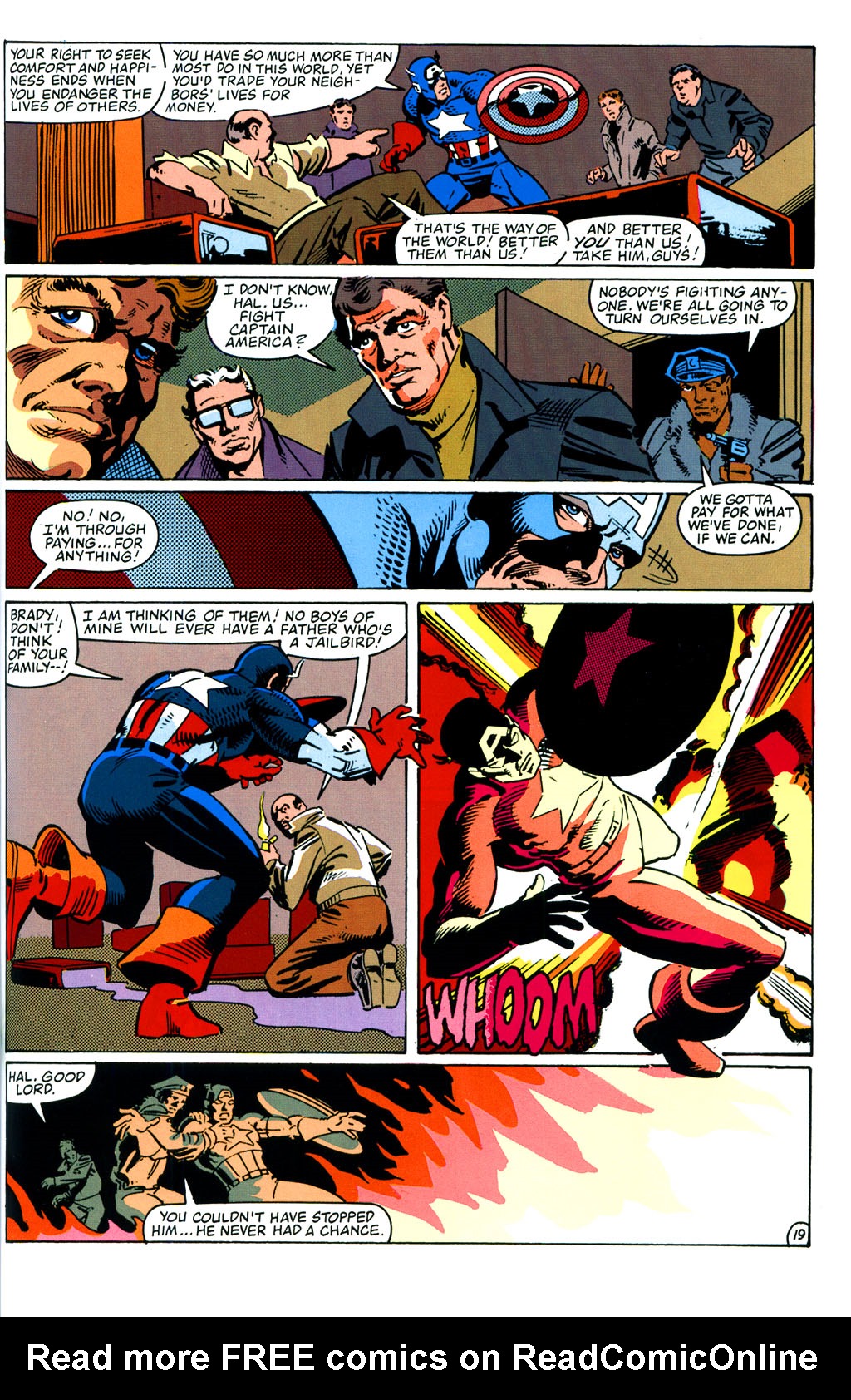 Read online Captain America: Red, White & Blue comic -  Issue # TPB - 149