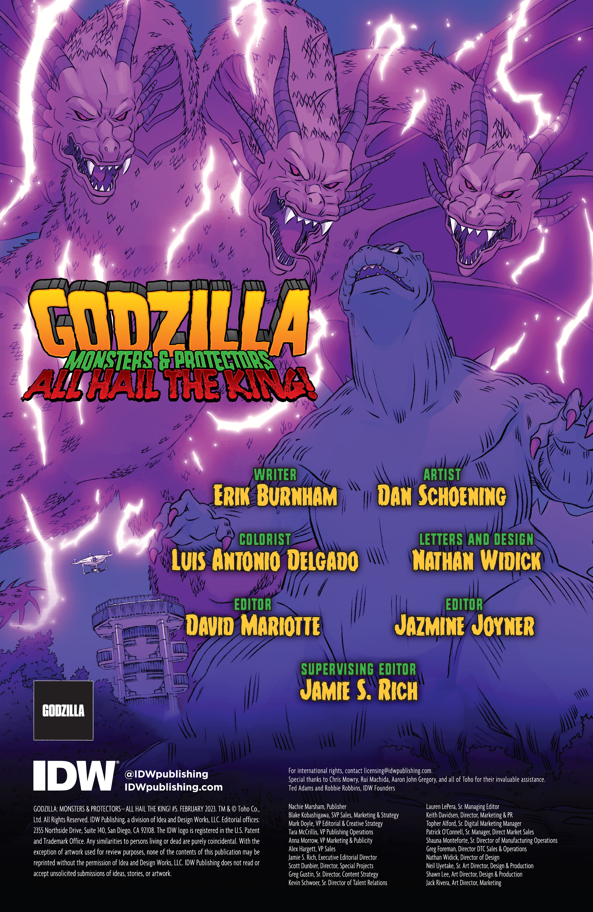 Read online Godzilla: Monsters & Protectors - All Hail the King! comic -  Issue #5 - 2