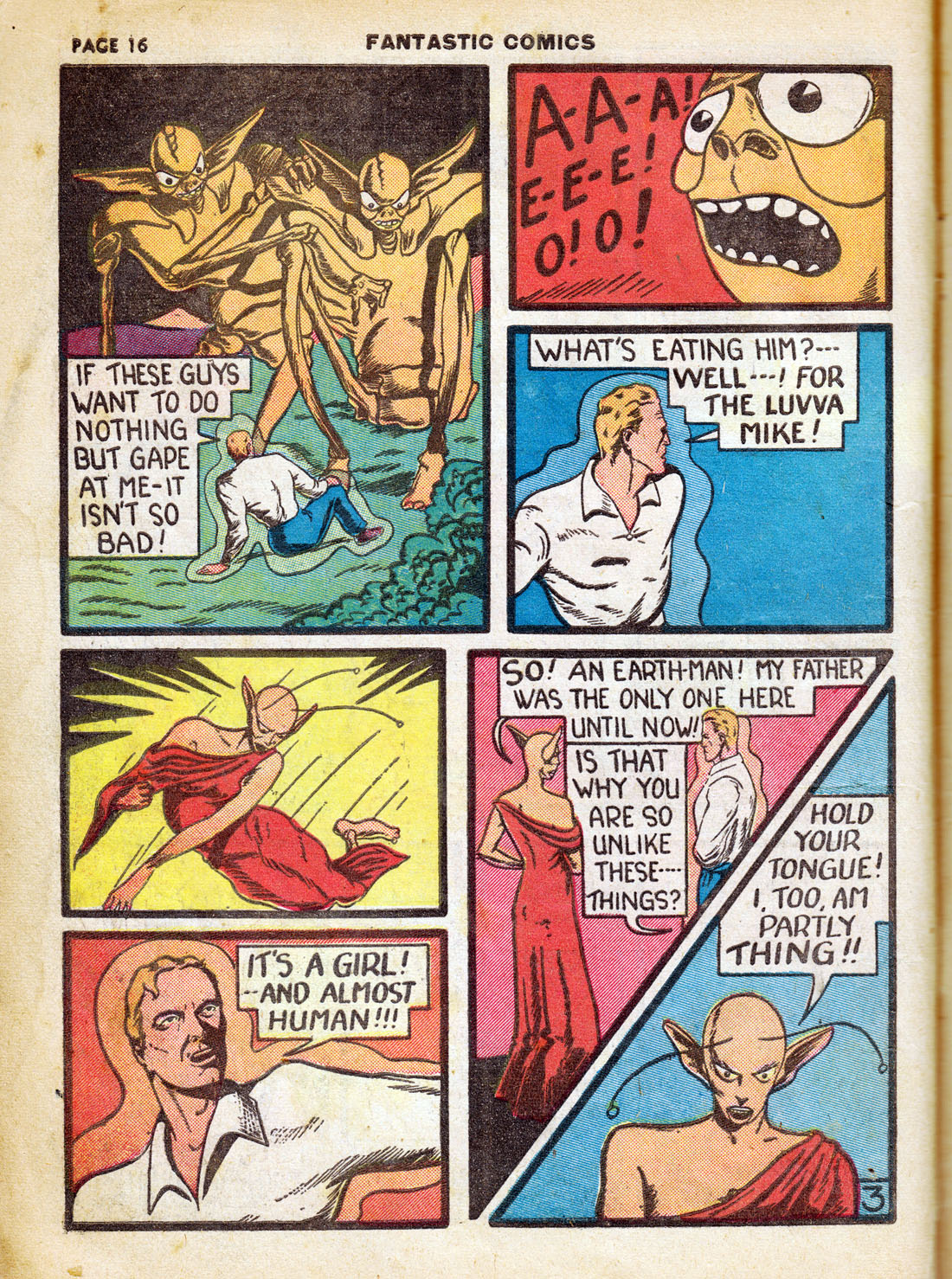 Read online Fantastic Comics comic -  Issue #7 - 18