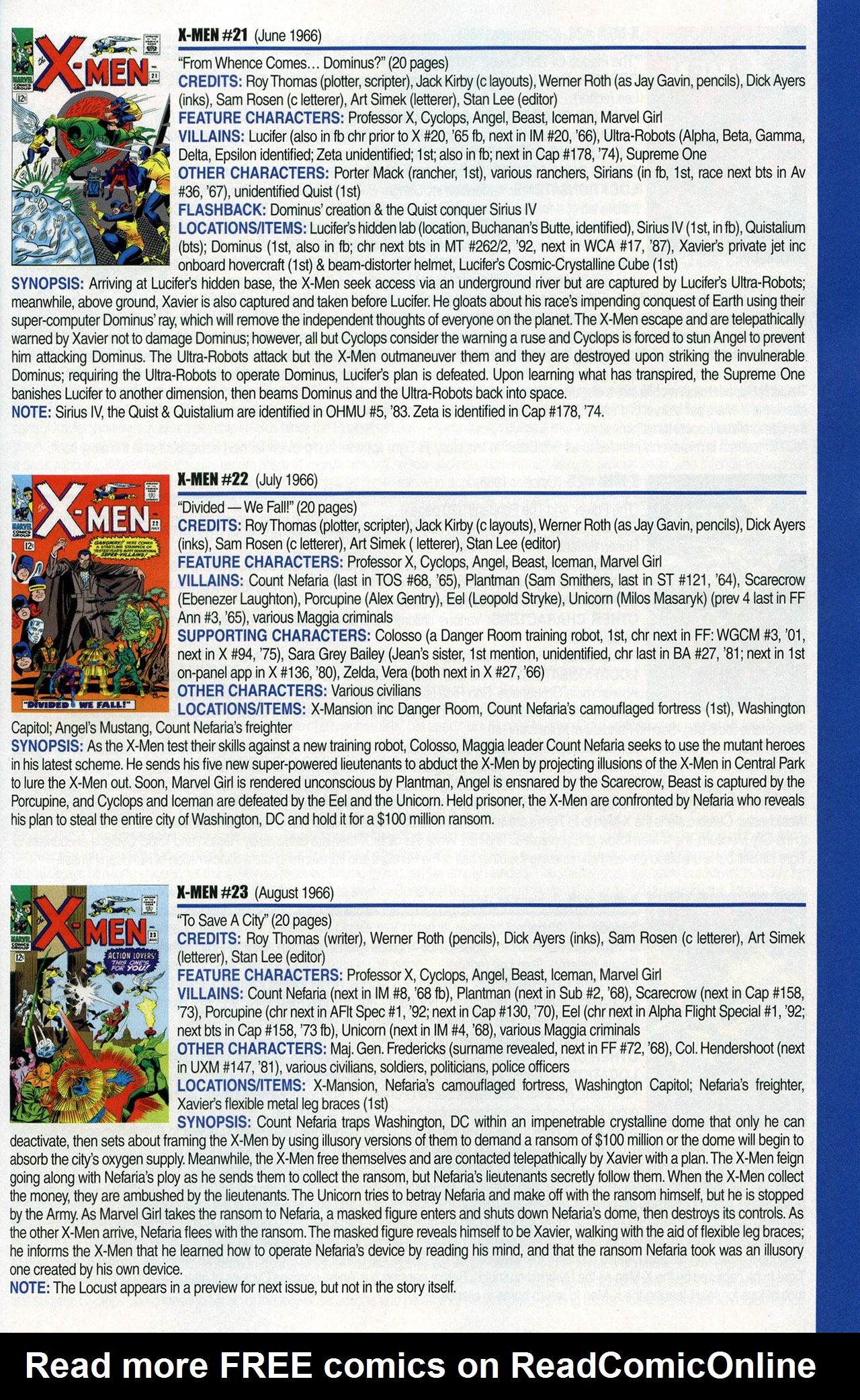 Read online Official Index to the Marvel Universe comic -  Issue #1 - 53