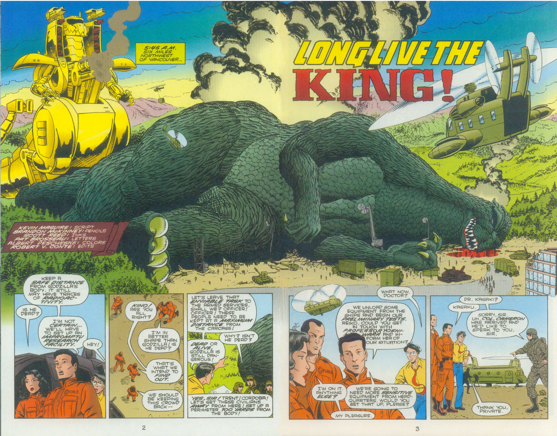 Read online Godzilla (1995) comic -  Issue #3 - 5