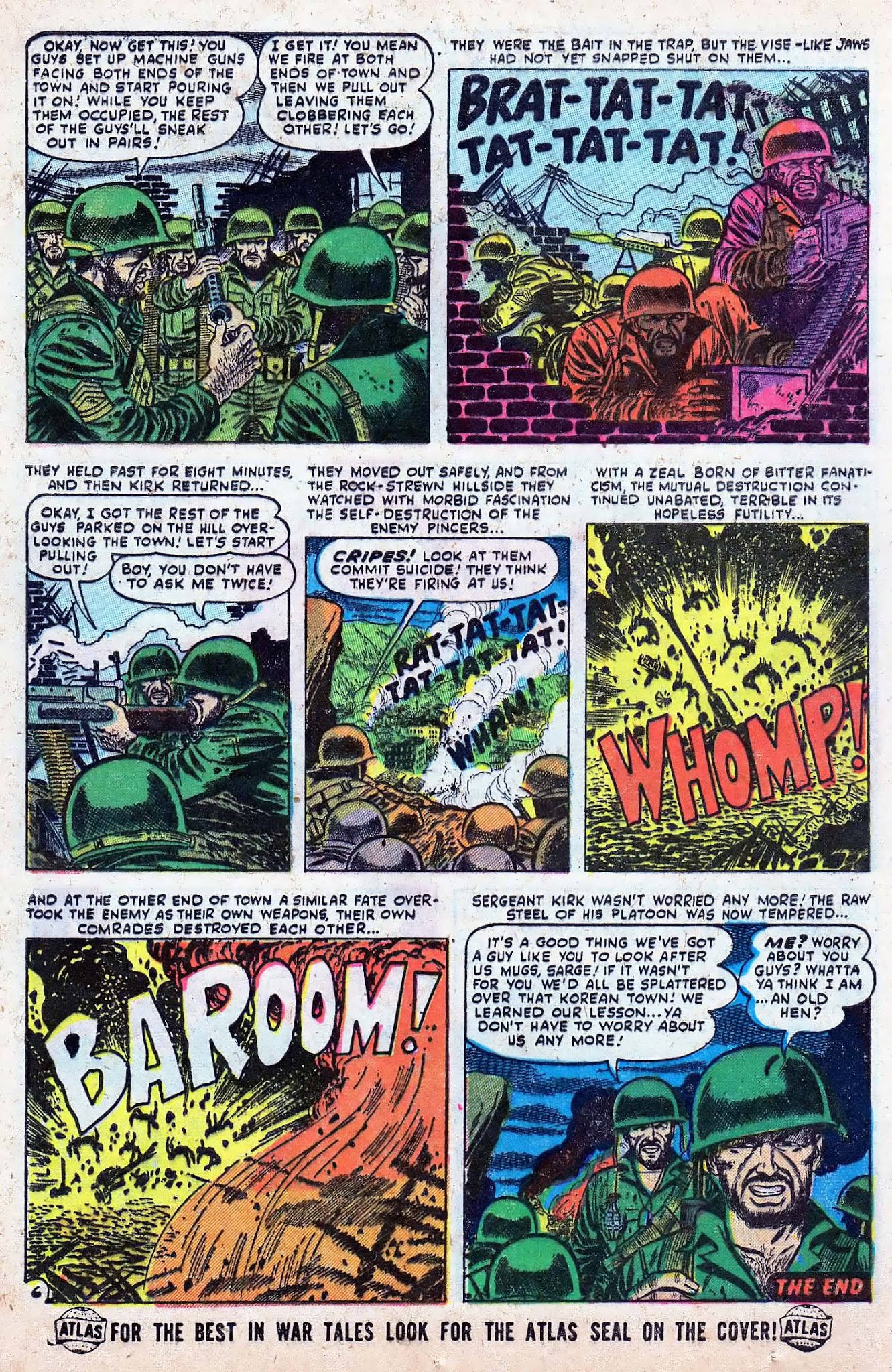 Read online Combat (1952) comic -  Issue #4 - 8