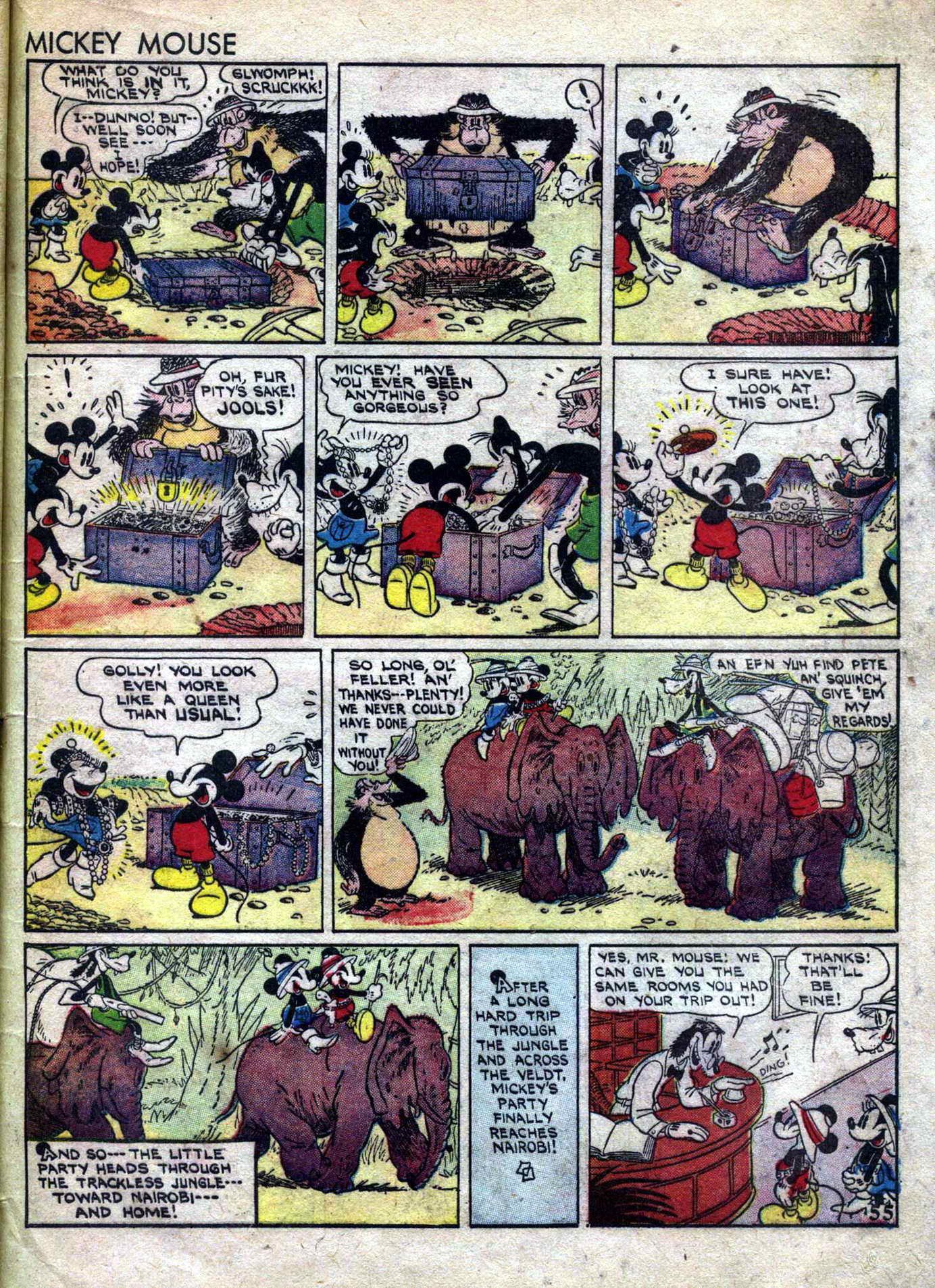 Read online Walt Disney's Comics and Stories comic -  Issue #5 - 57