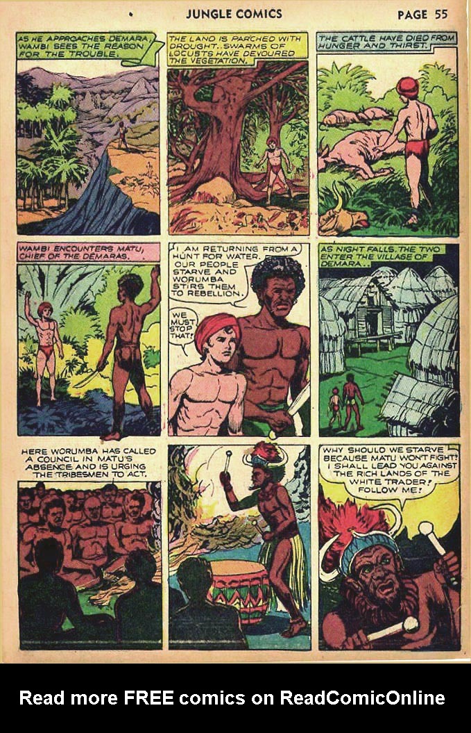 Read online Jungle Comics comic -  Issue #24 - 57