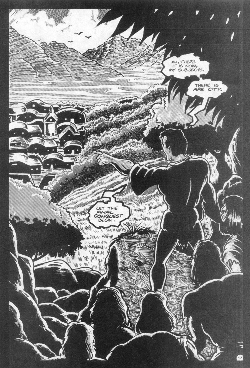 Read online Planet of the Apes (1990) comic -  Issue #23 - 19