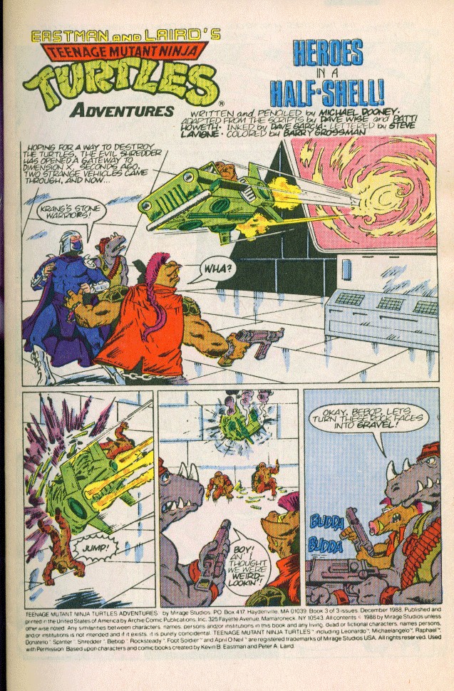 Teenage Mutant Ninja Turtles Adventures (1988) Issue #3 #3 - English 2
