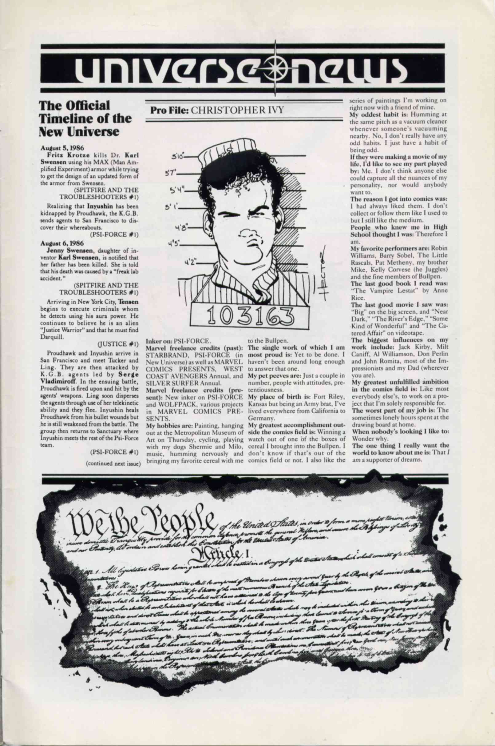 Read online Psi-Force comic -  Issue #26 - 35