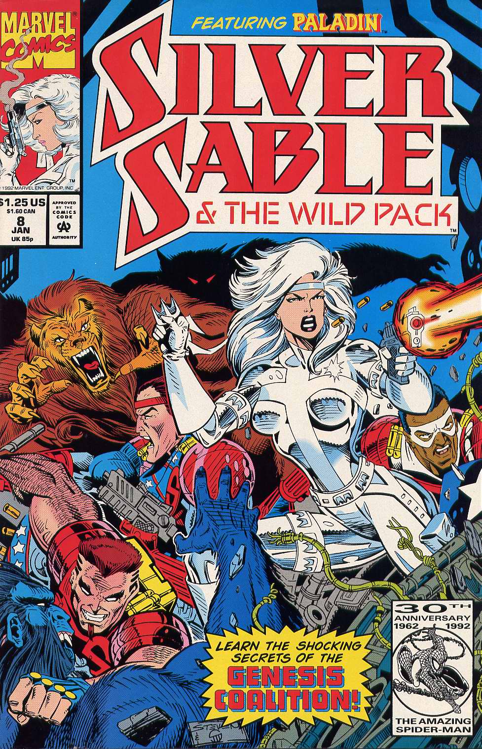 Read online Silver Sable and the Wild Pack comic -  Issue #8 - 1