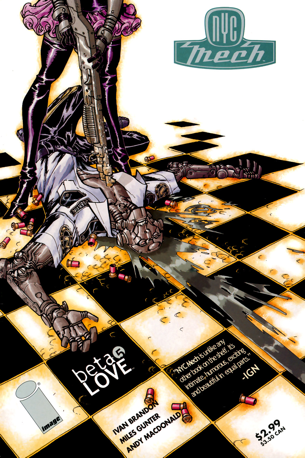 Read online NYC Mech: beta LOVE comic -  Issue #5 - 1