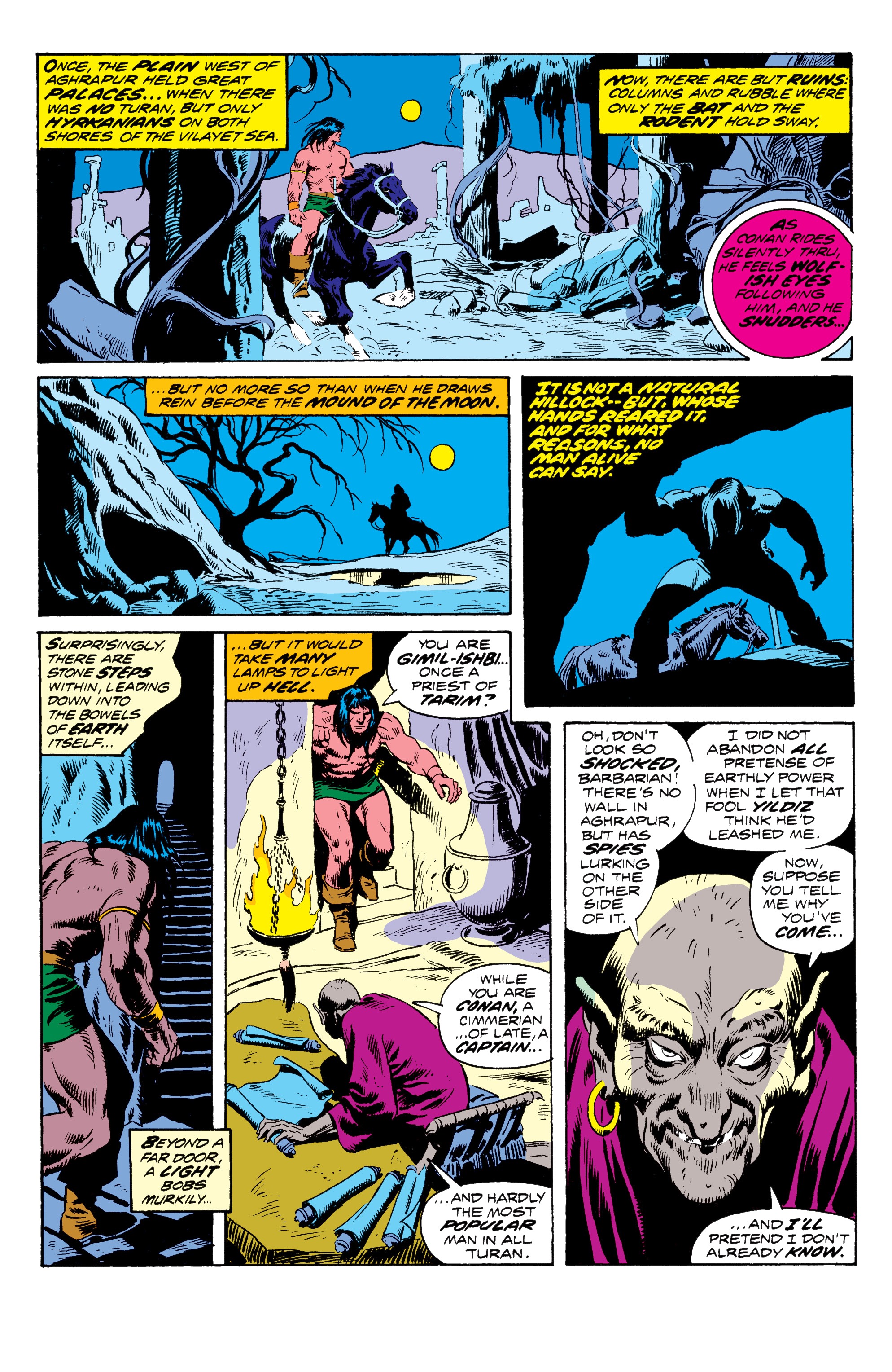 Read online Conan The Barbarian Epic Collection: The Original Marvel Years - The Curse Of The Golden Skull comic -  Issue # TPB (Part 3) - 35