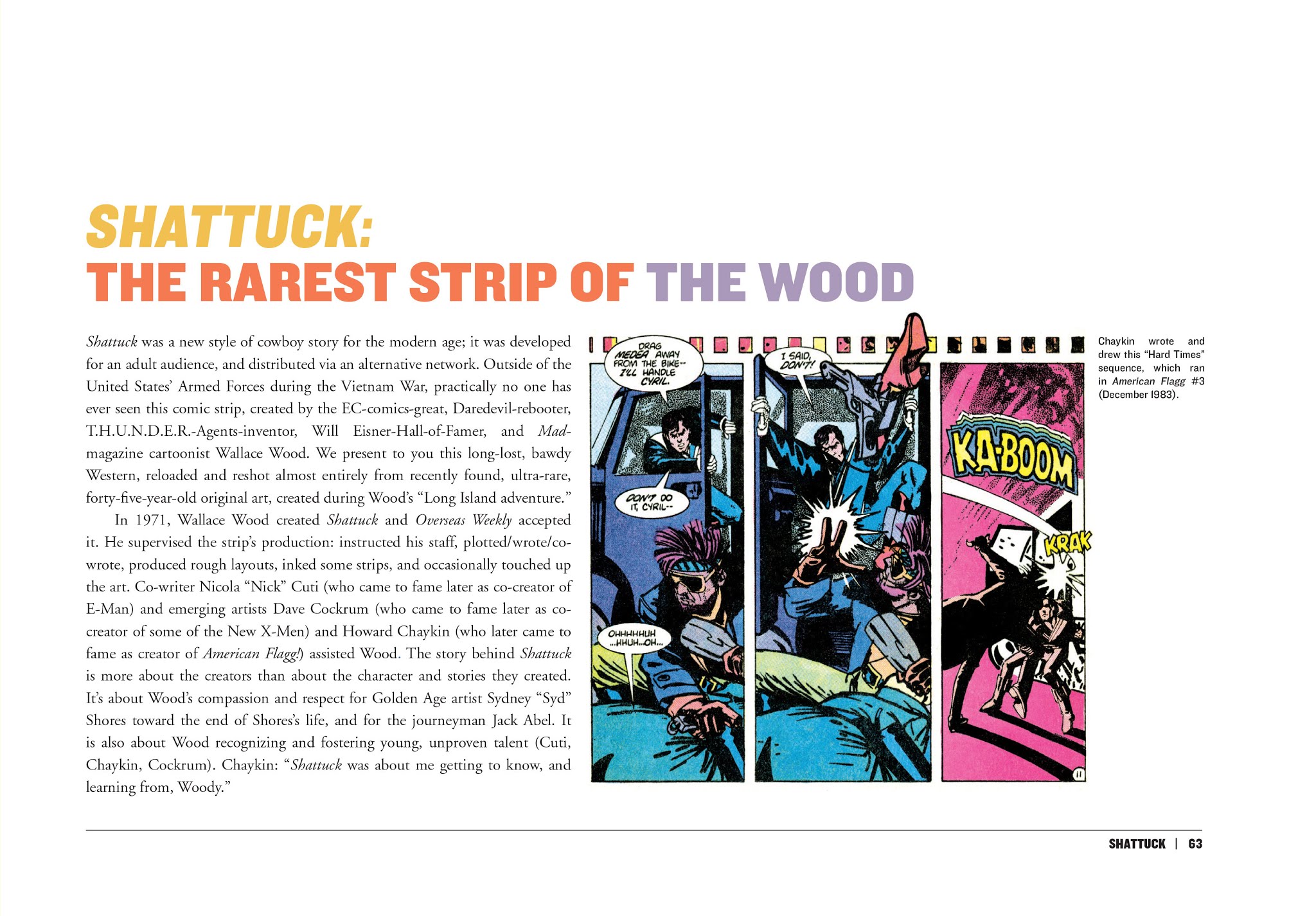 Read online Wallace Wood Presents Shattuck comic -  Issue # TPB - 63