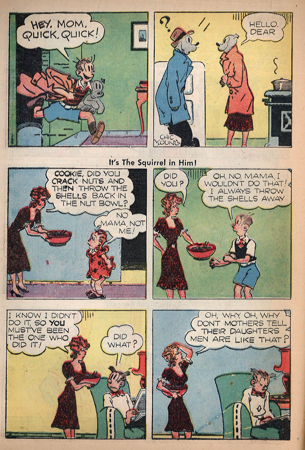 Read online Blondie Comics (1947) comic -  Issue #15 - 28