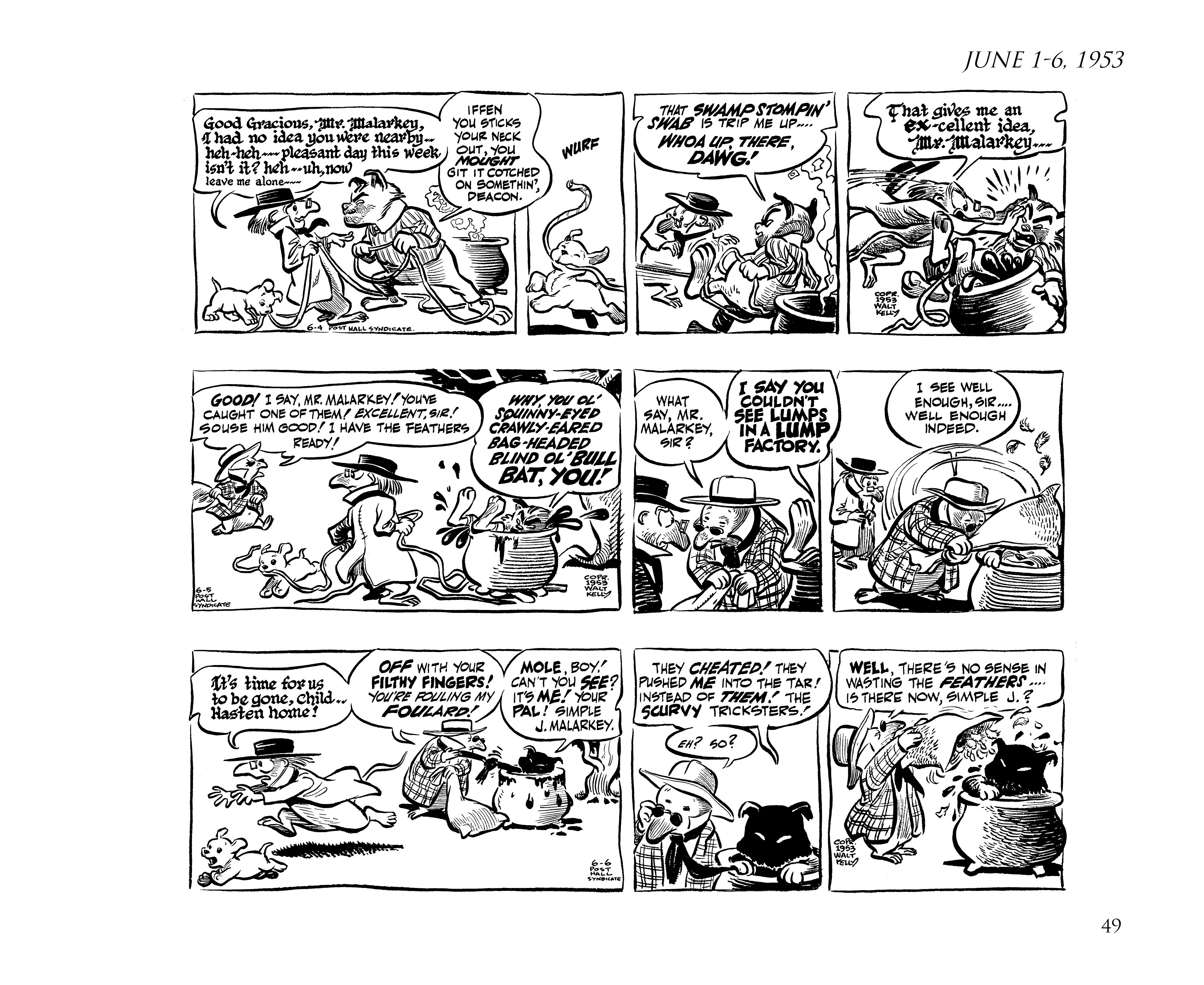 Read online Pogo by Walt Kelly: The Complete Syndicated Comic Strips comic -  Issue # TPB 3 (Part 1) - 61