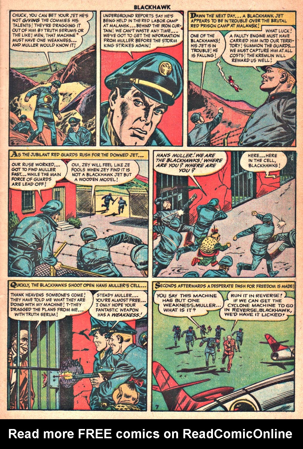 Read online Blackhawk (1957) comic -  Issue #90 - 9