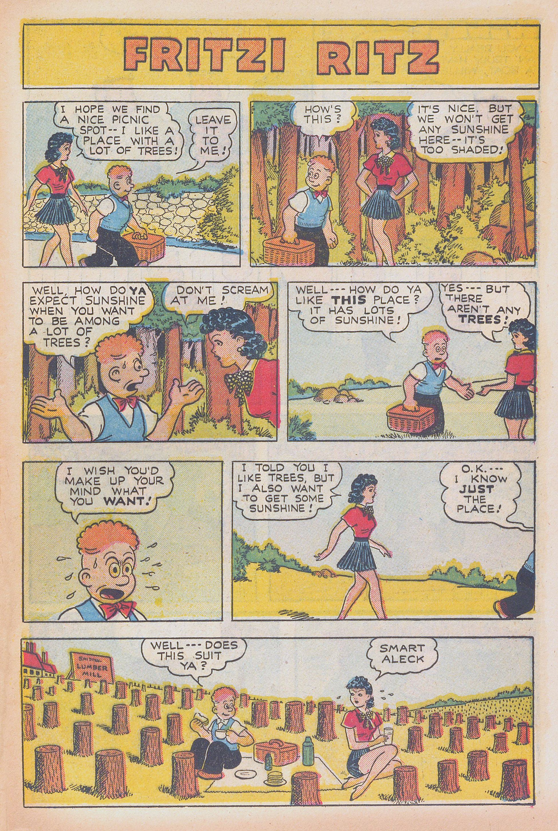 Read online Fritzi Ritz (1953) comic -  Issue #44 - 17