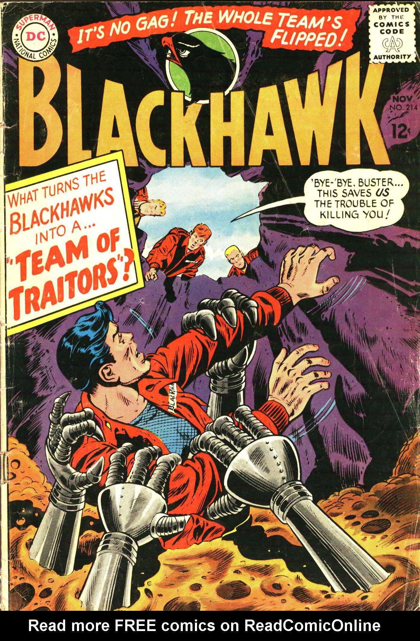 Read online Blackhawk (1957) comic -  Issue #214 - 1