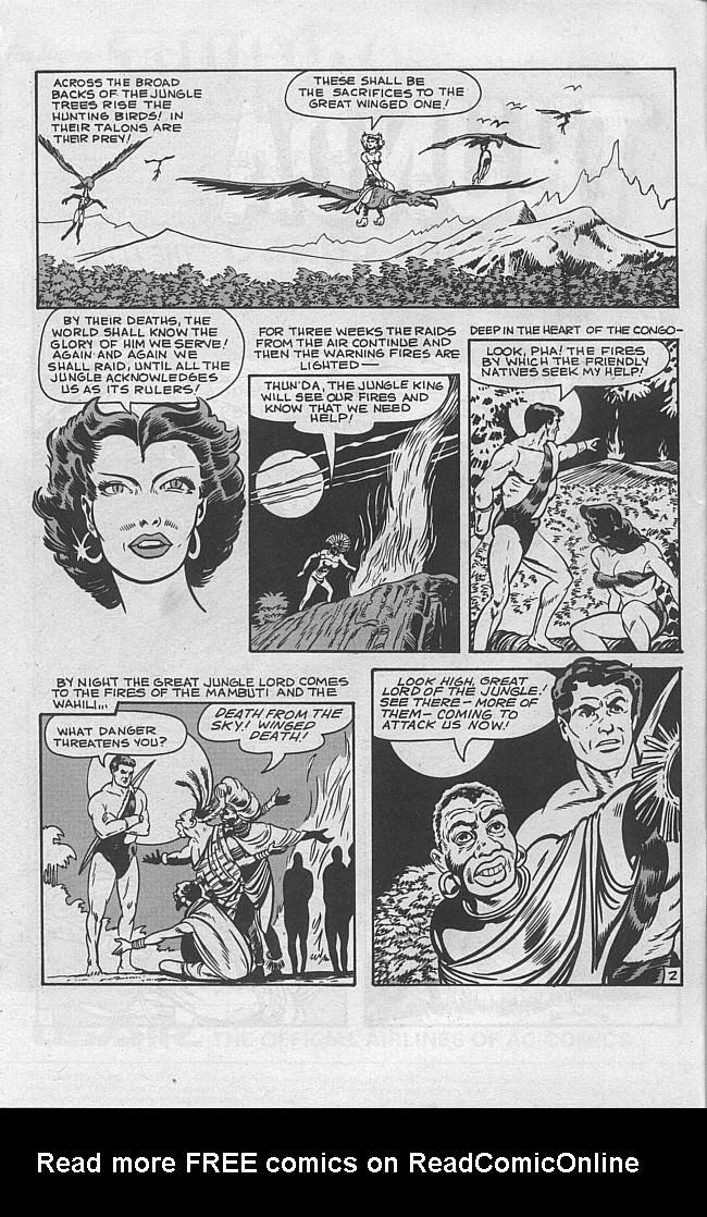 Read online Thun'Da: King of the Congo (1989) comic -  Issue # Full - 4
