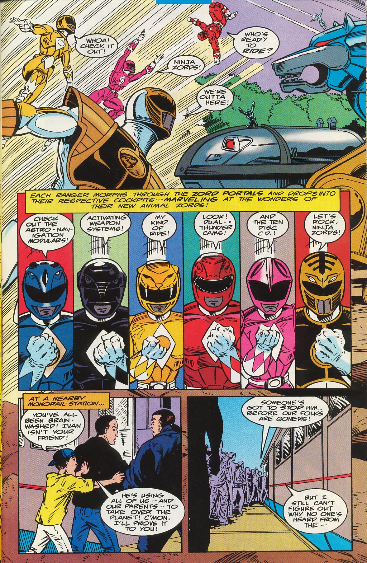 Read online Mighty Morphin' Power Rangers: The Movie comic -  Issue # Full - 34