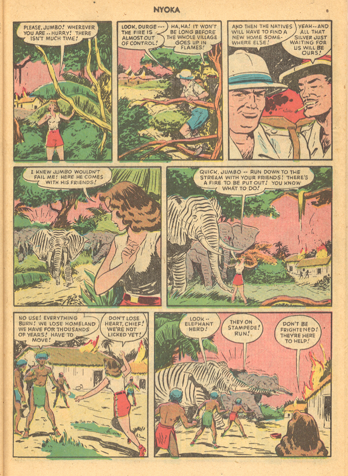 Read online Nyoka the Jungle Girl (1945) comic -  Issue #33 - 35