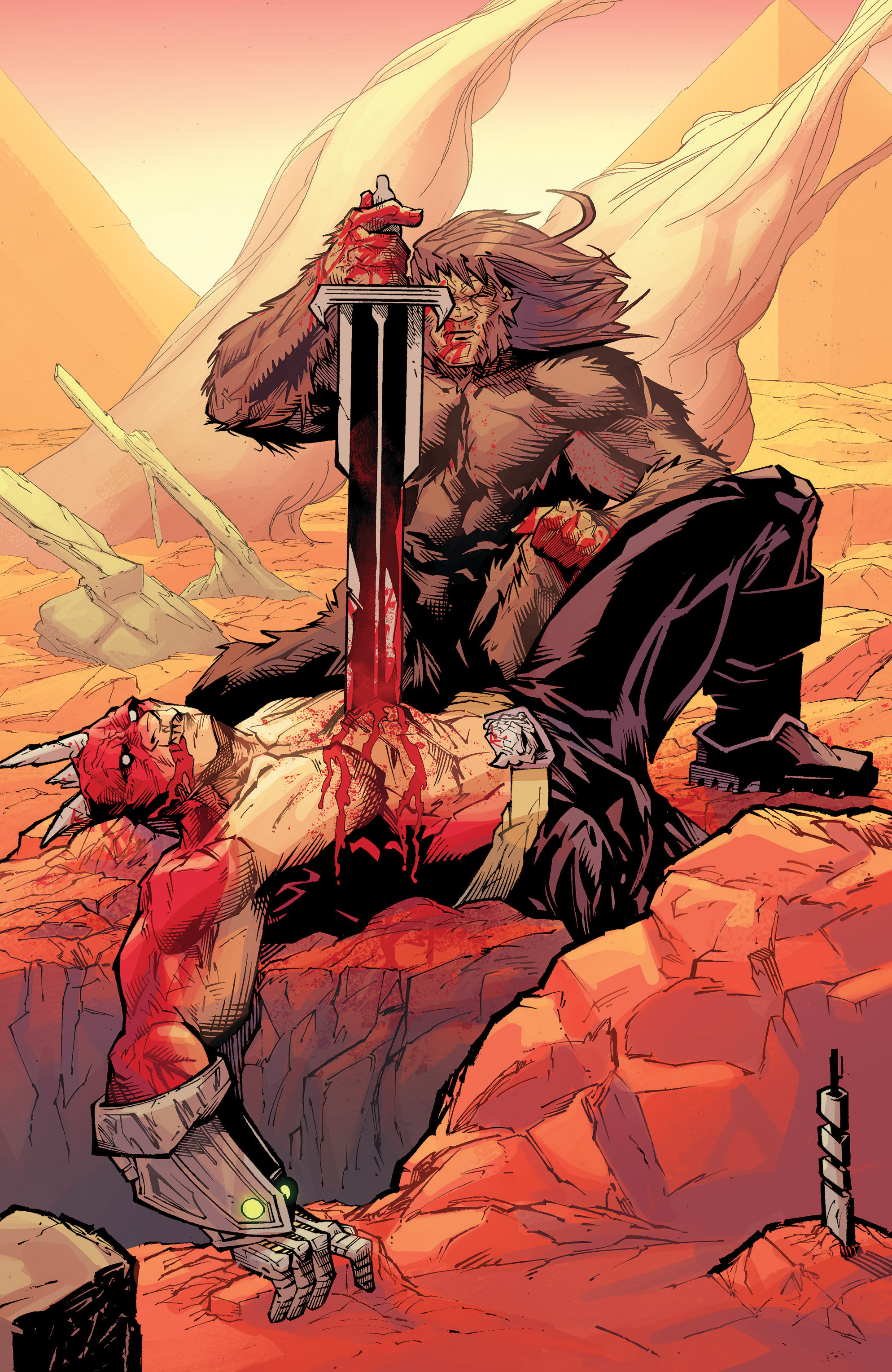 Read online Bigfoot: Sword of the Earthman (2015) comic -  Issue #6 - 21