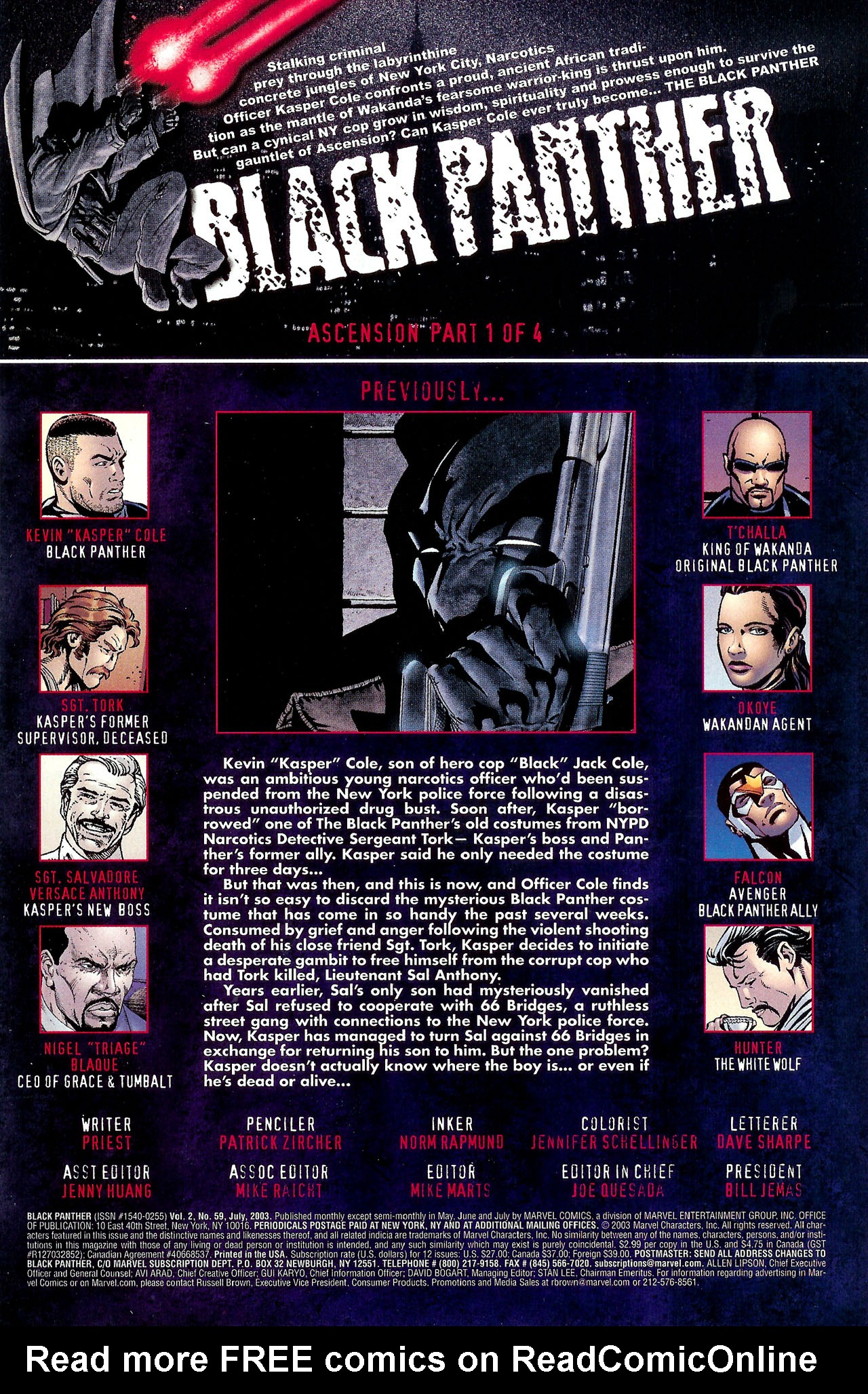 Read online Black Panther (1998) comic -  Issue #59 - 2