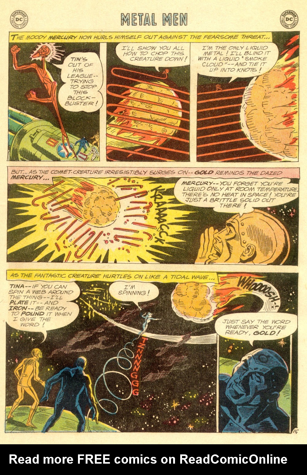 Read online Metal Men (1963) comic -  Issue #6 - 21