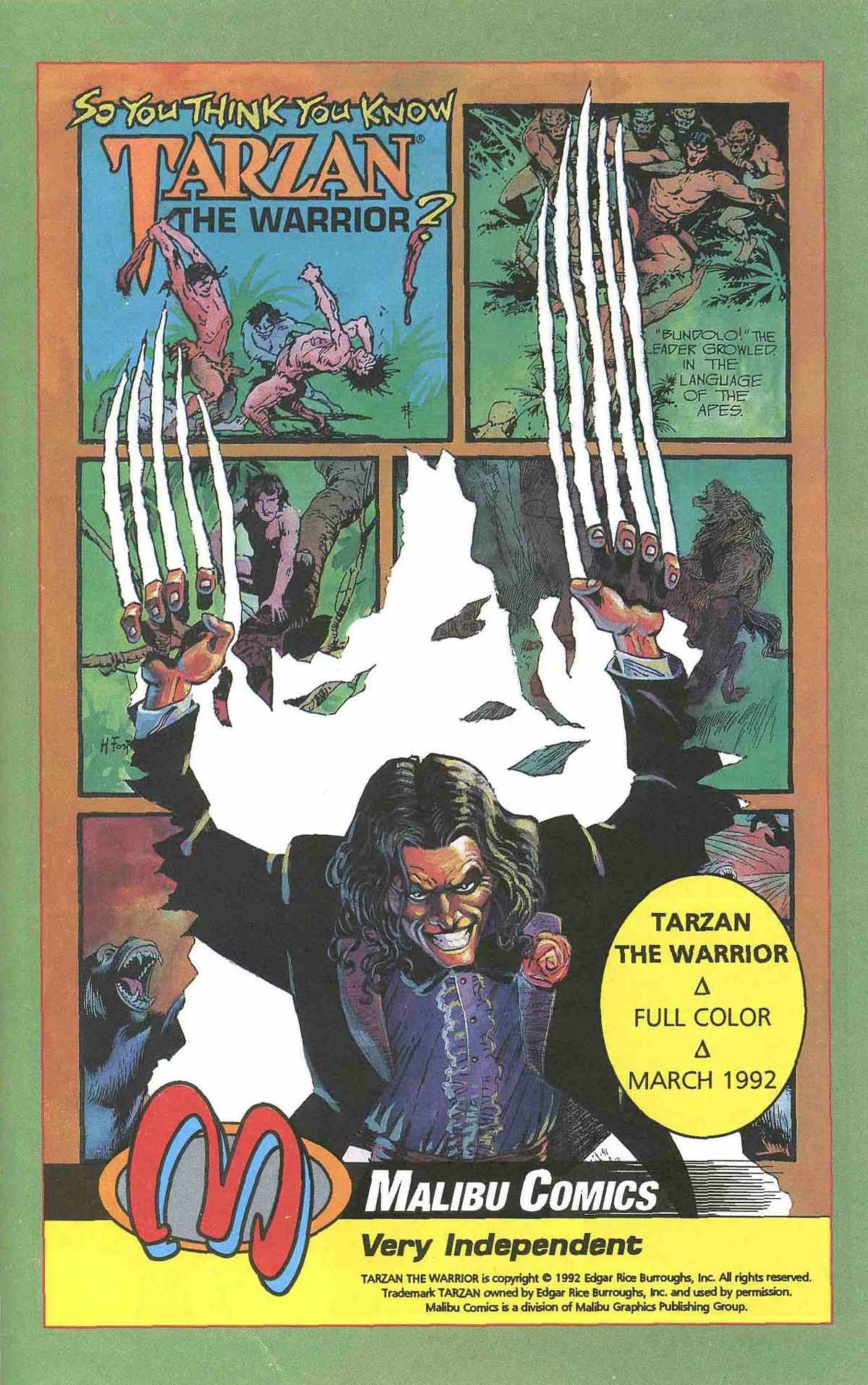 Read online Tarzan: Love, Lies and the Lost City comic -  Issue #1 - 29