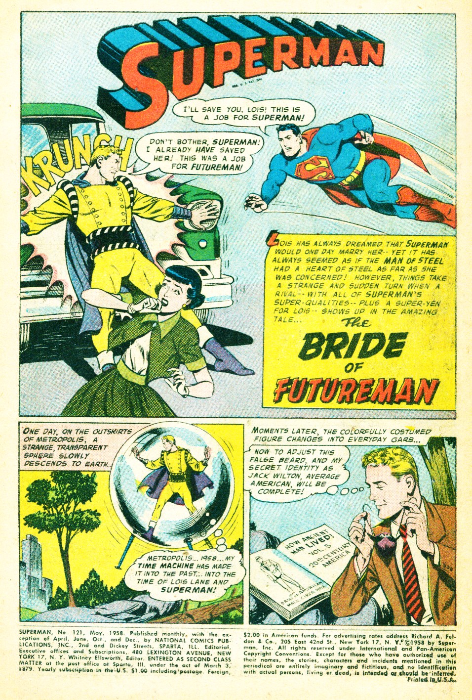 Read online Superman (1939) comic -  Issue #121 - 3