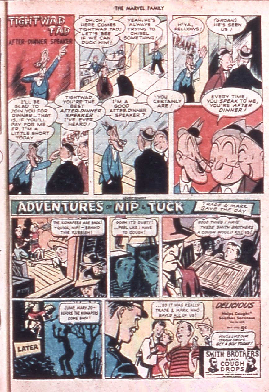 Read online The Marvel Family comic -  Issue #32 - 33
