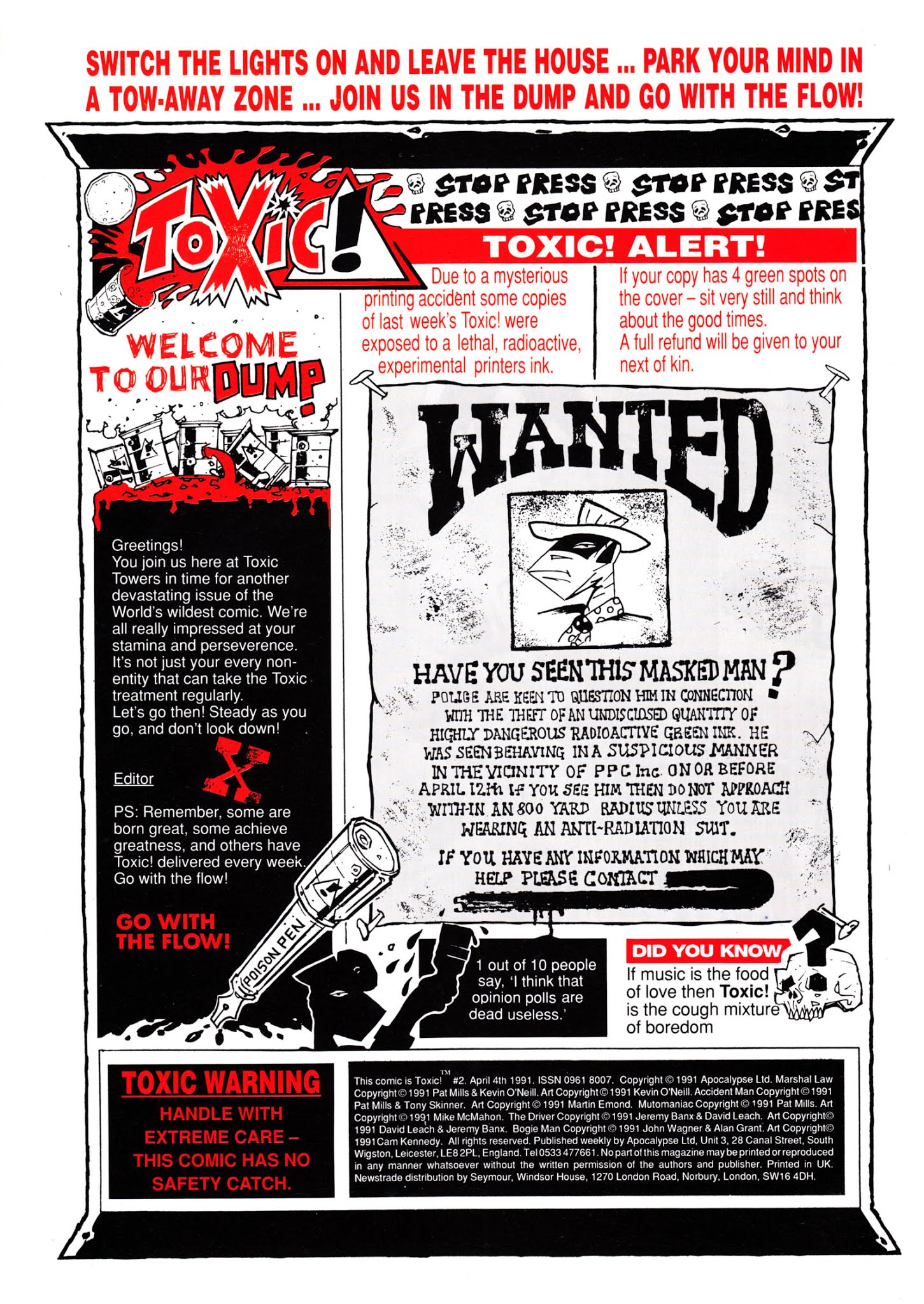 Read online Toxic! comic -  Issue #6 - 2