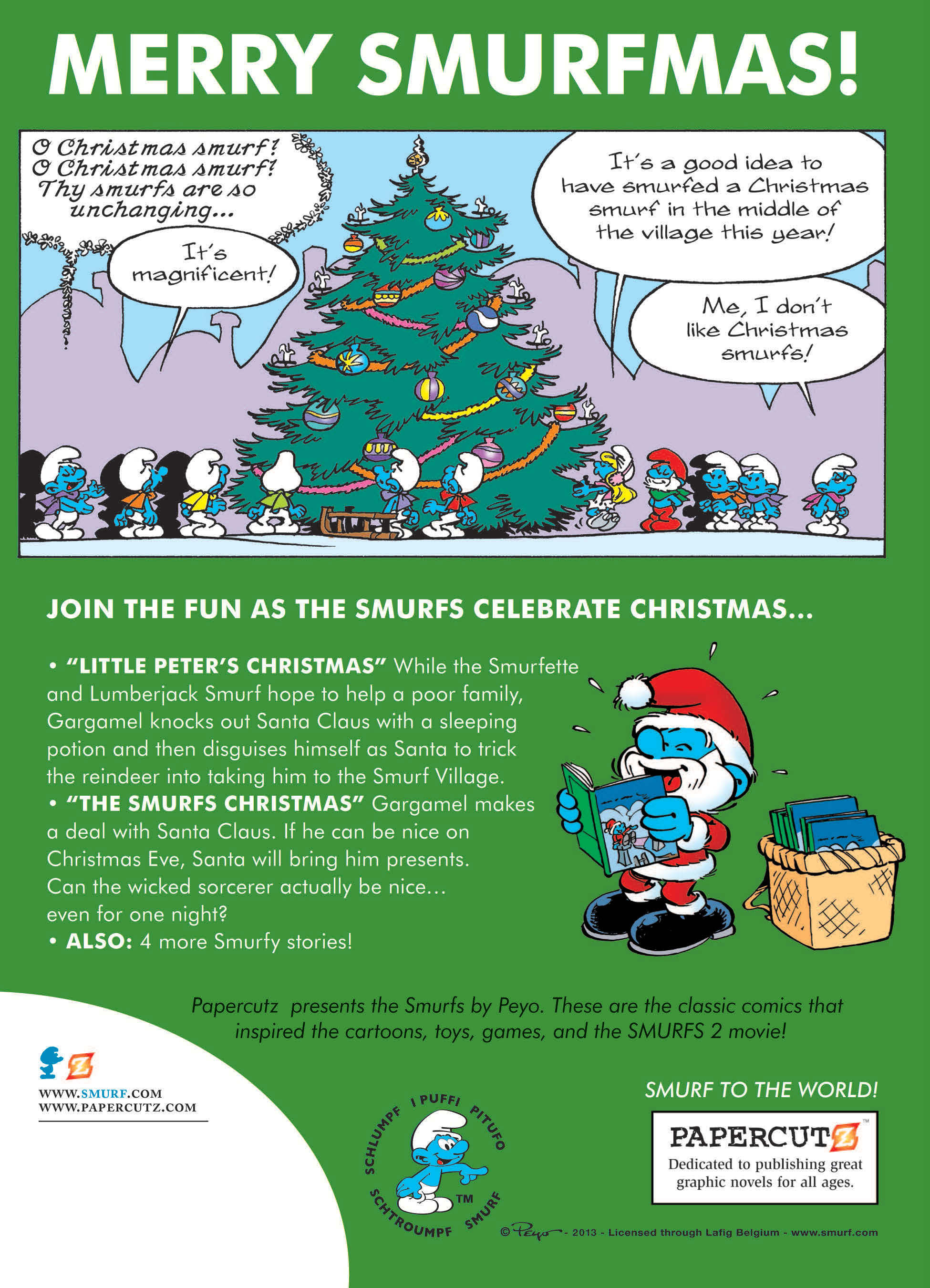 Read online The Smurfs Christmas comic -  Issue # Full - 57