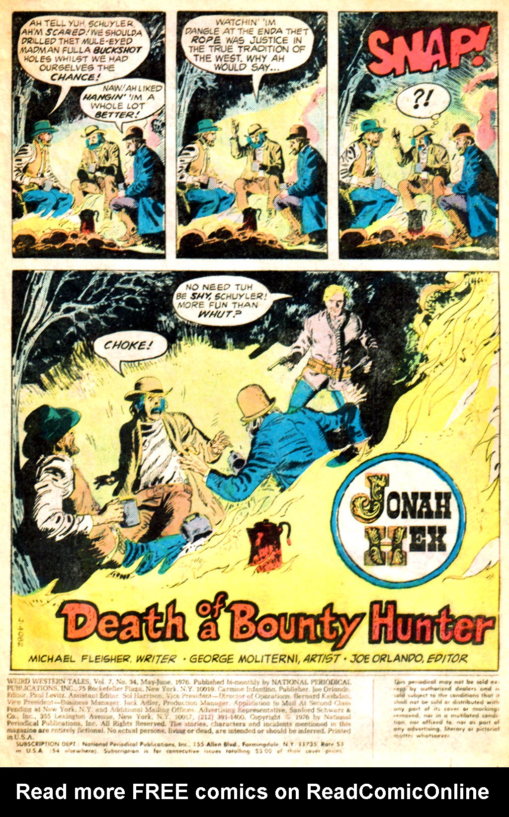 Read online Weird Western Tales (1972) comic -  Issue #34 - 2