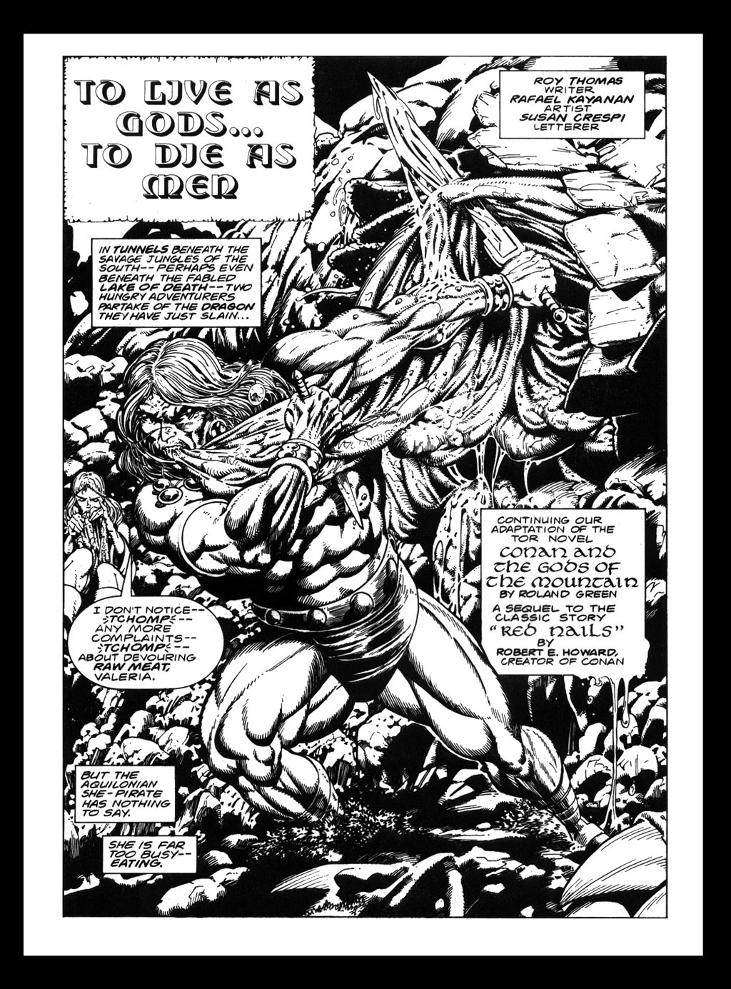 Read online The Savage Sword Of Conan comic -  Issue #212 - 3